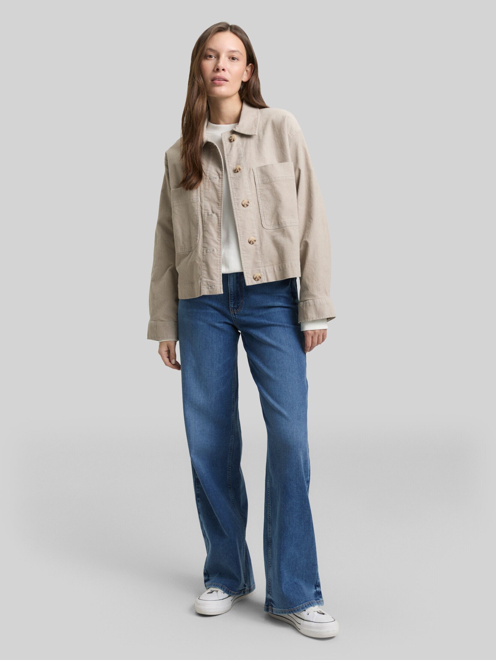TOM TAILOR Weite Jeans Jeanshosen TTMADINA WIDE Jeans – Bild 2 von 5