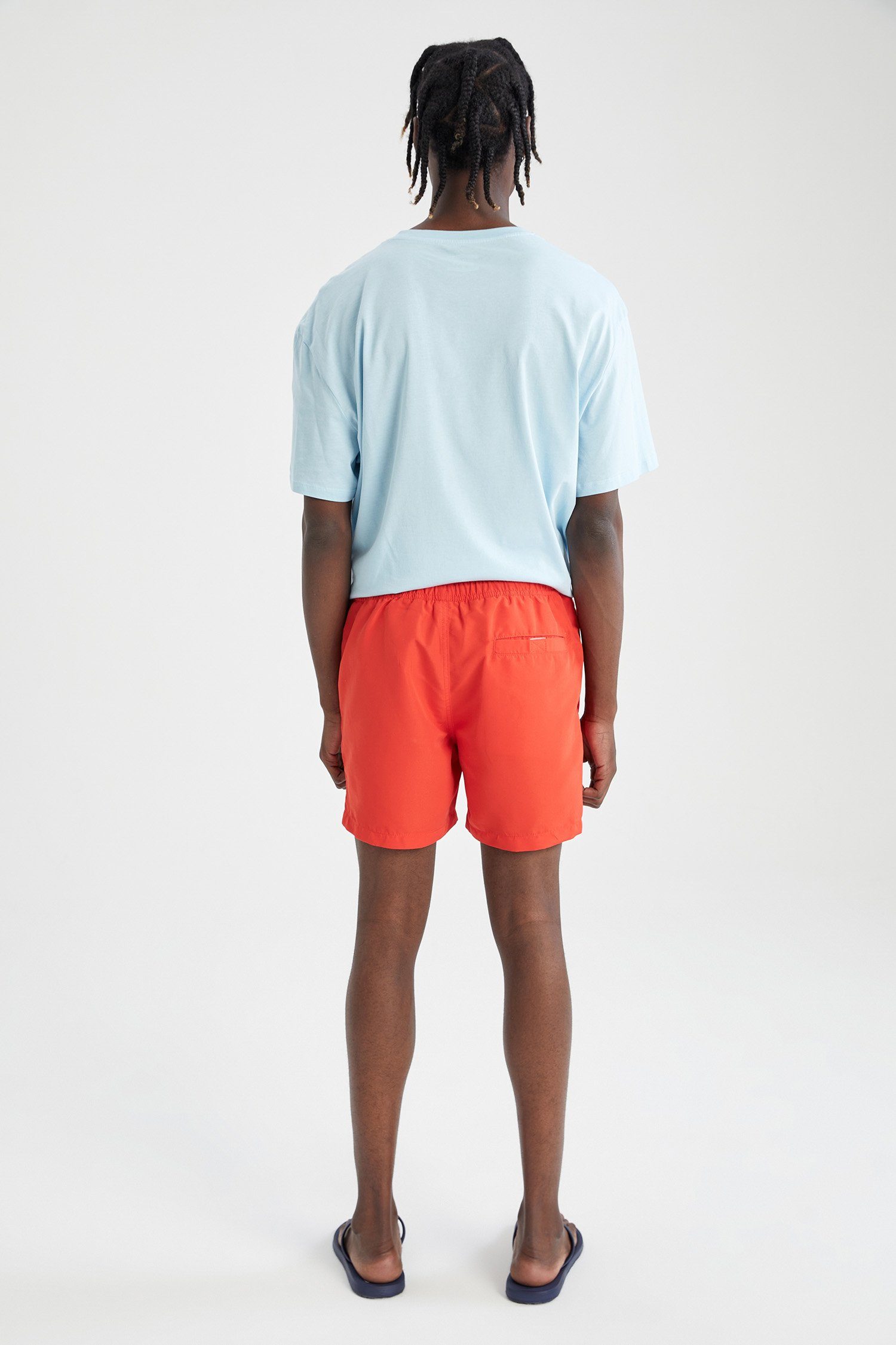 Badeshorts Herren LUKE Badeshorts DeFacto Rot