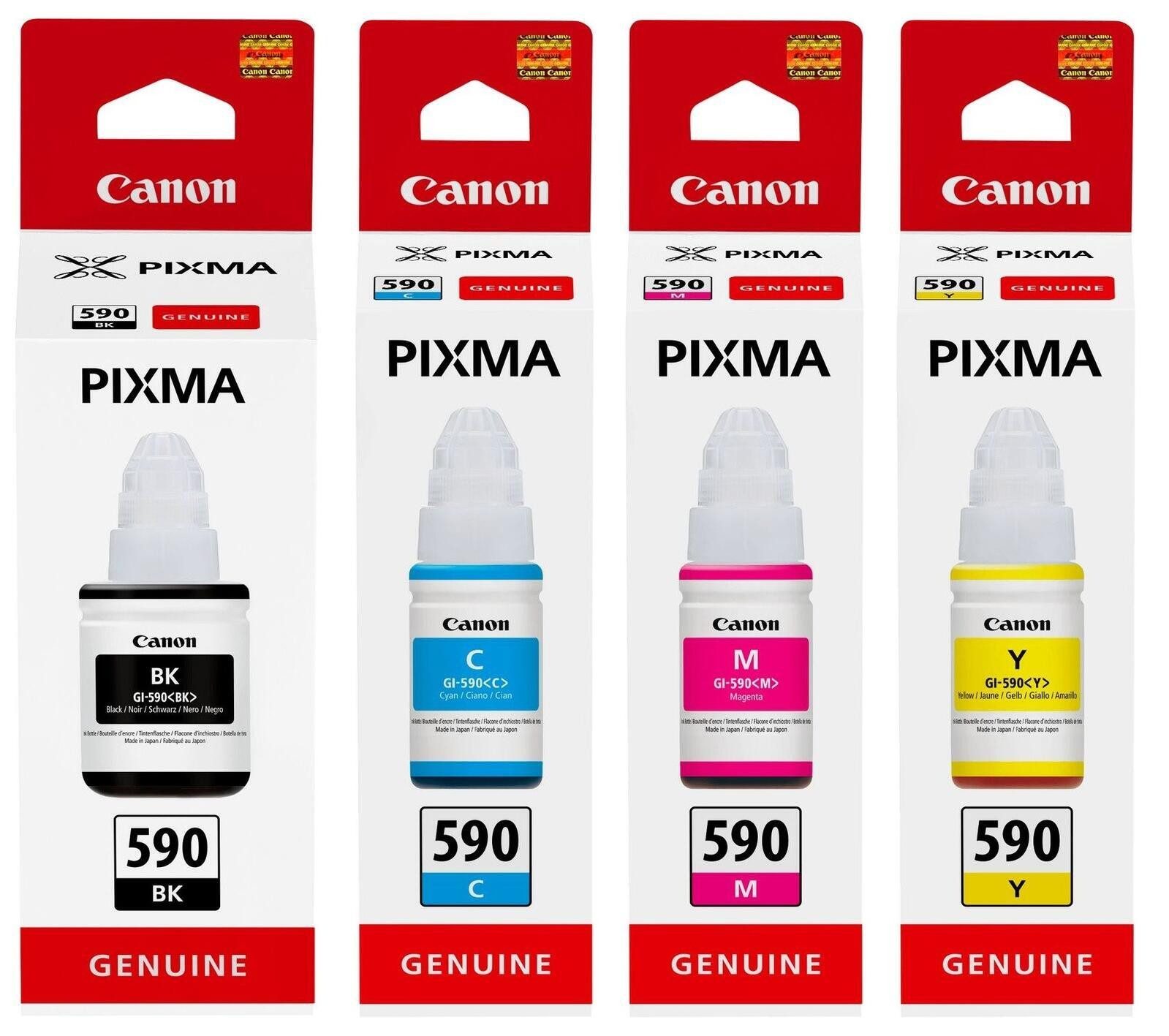 Canon Canon GI-590 BK/C/M/Y Nachfülltinte 4er Multipack Tintenpatrone