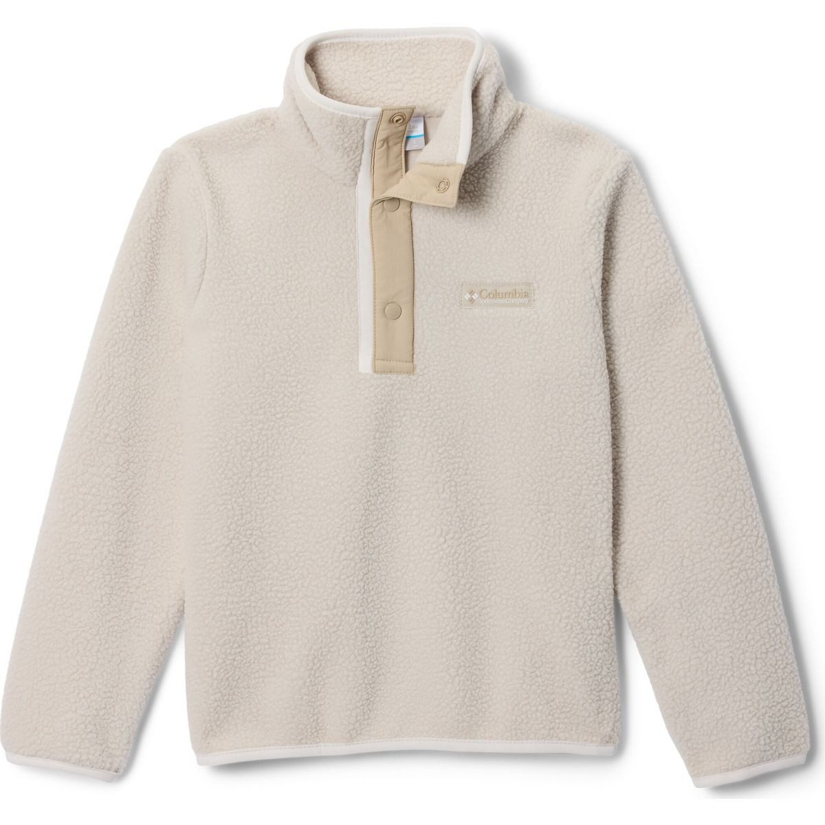 Columbia Fleecejacke Youth Helvetia II Half Snap Fleece Weiches Fleece mit stilvollen Kontrastbündchen, ideal für kühle Tage