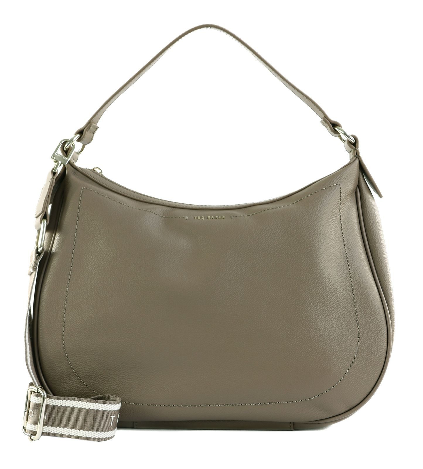 Ted Baker Schultertasche Webbing Leather Hobo Bag, aus echtem Rindsleder