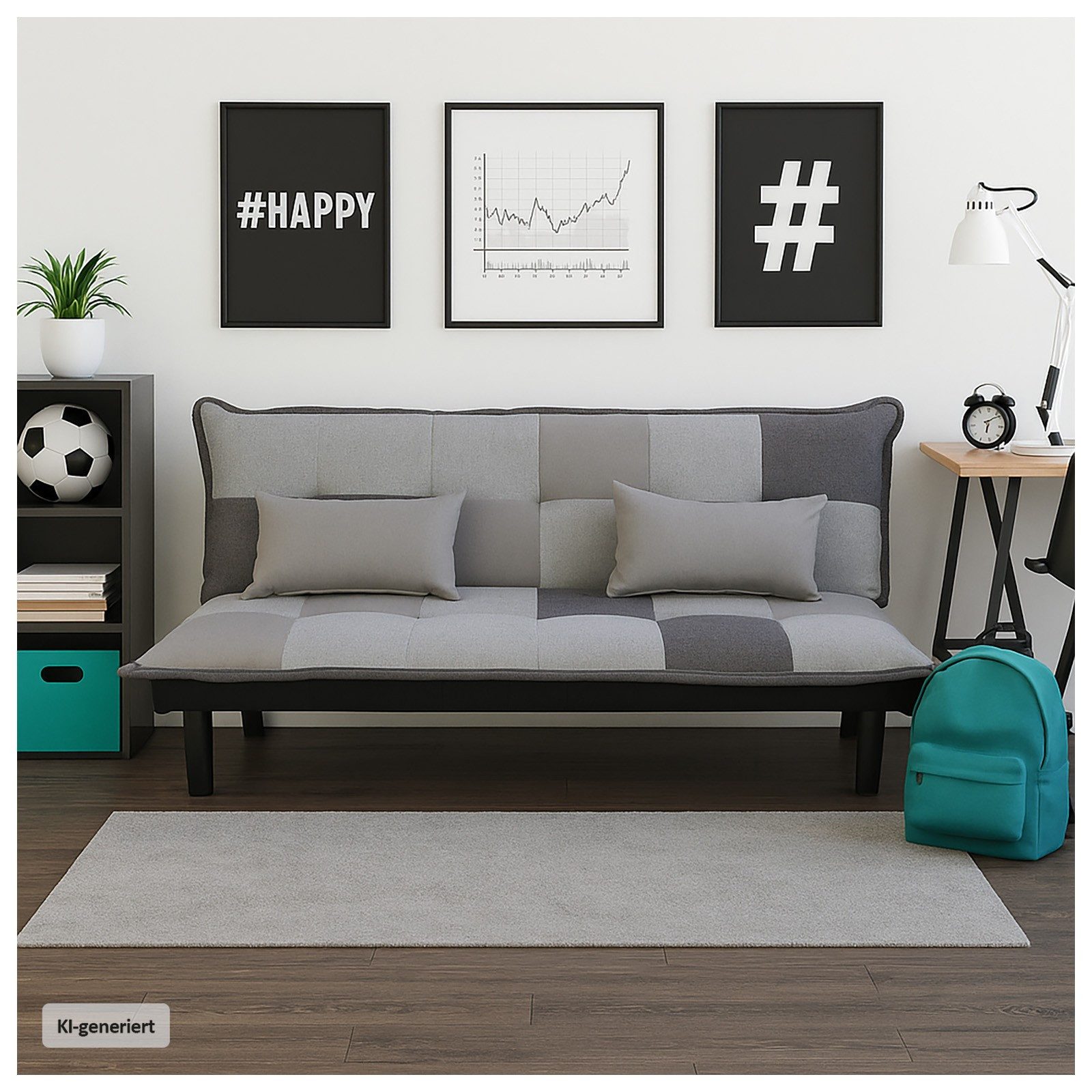 HTI-Line Schlafsofa Schlafsofa Campeon3, Stück 1 Teile, mit Bettfunktion
