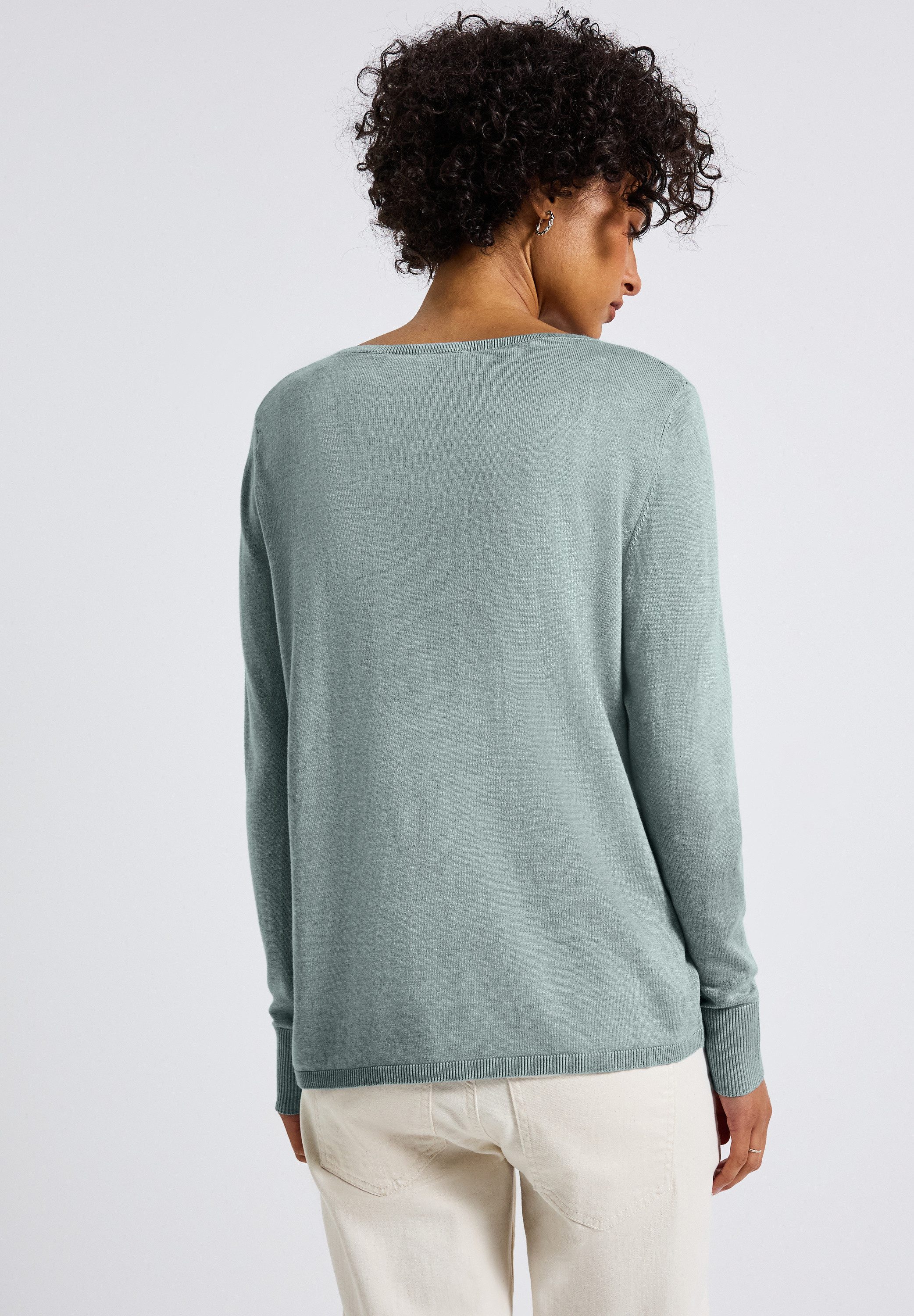 STREET ONE Strickpullover mit U-Boot-Ausschnitt