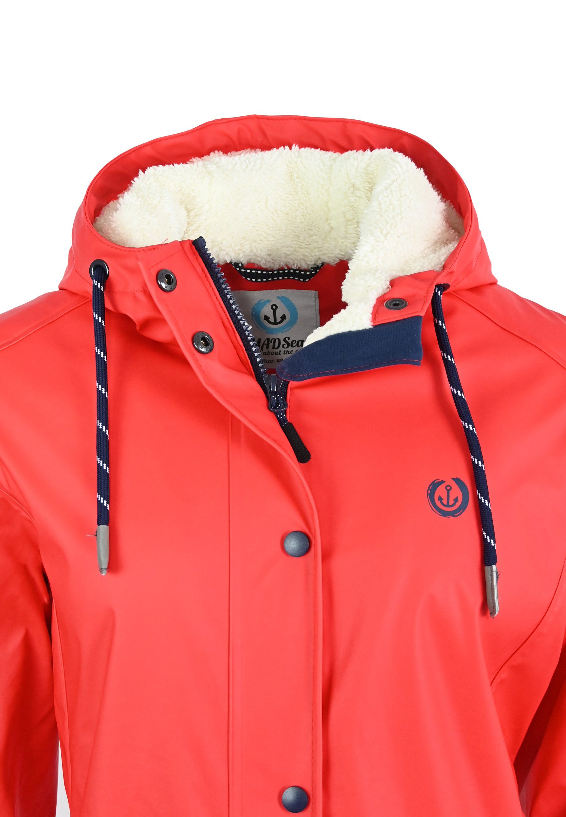 MADSea Regenmantel Friesennerz warm mit Teddyfleece gefüttert