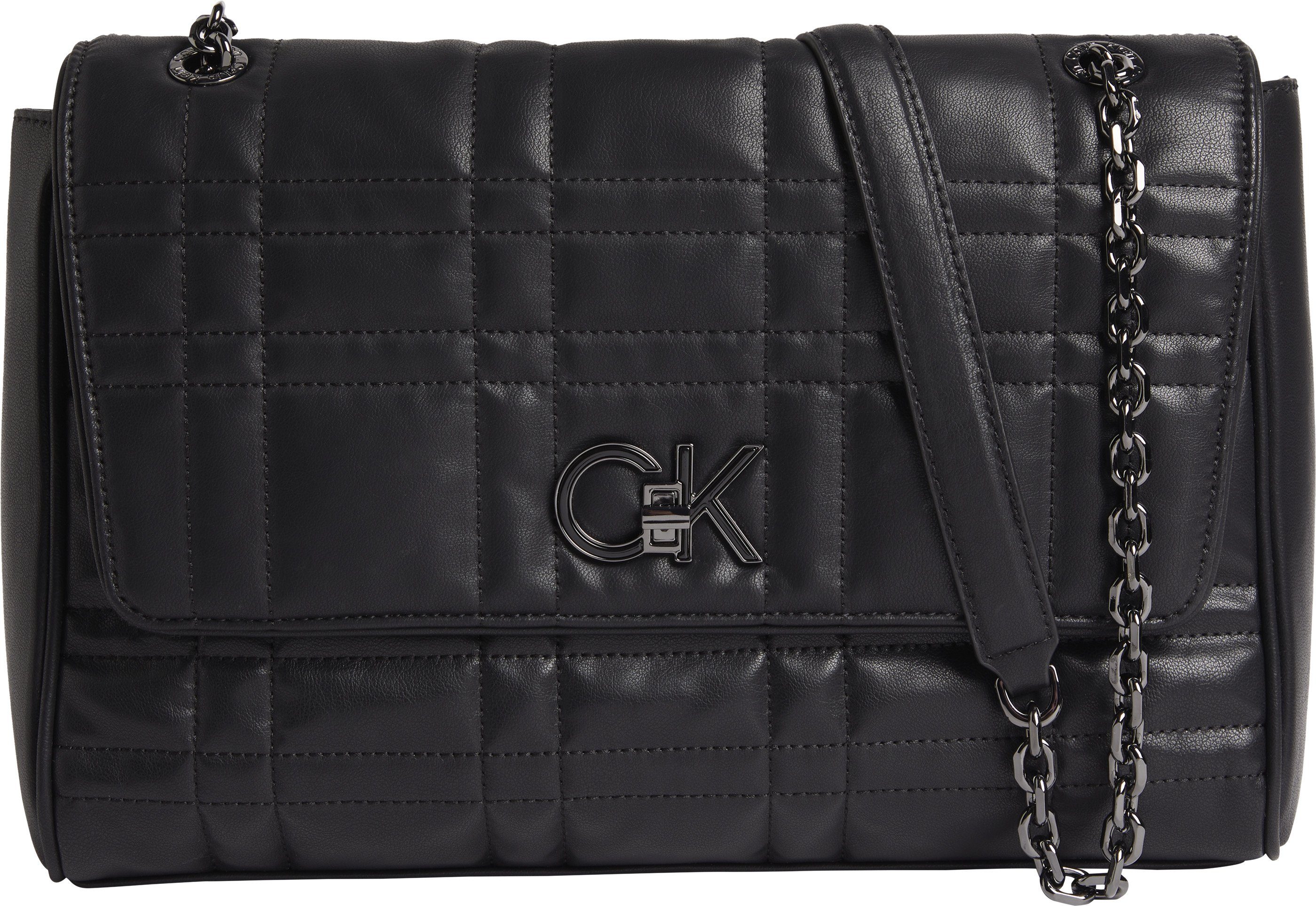 Calvin Klein Umhängetasche »RELOCK QUILT SHOULDER BAG LG«, mit schöner