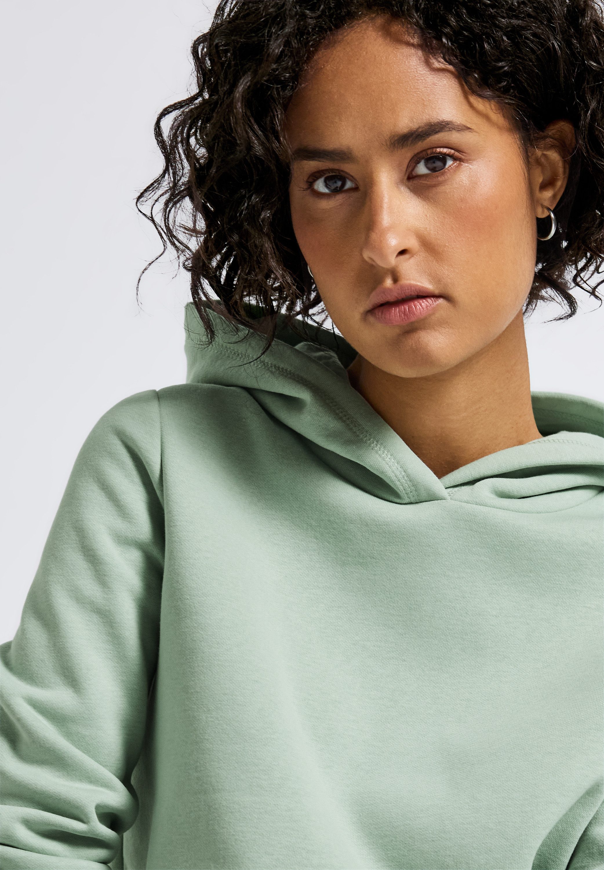 STREET ONE Hoodie im soften Baumwoll-Mix