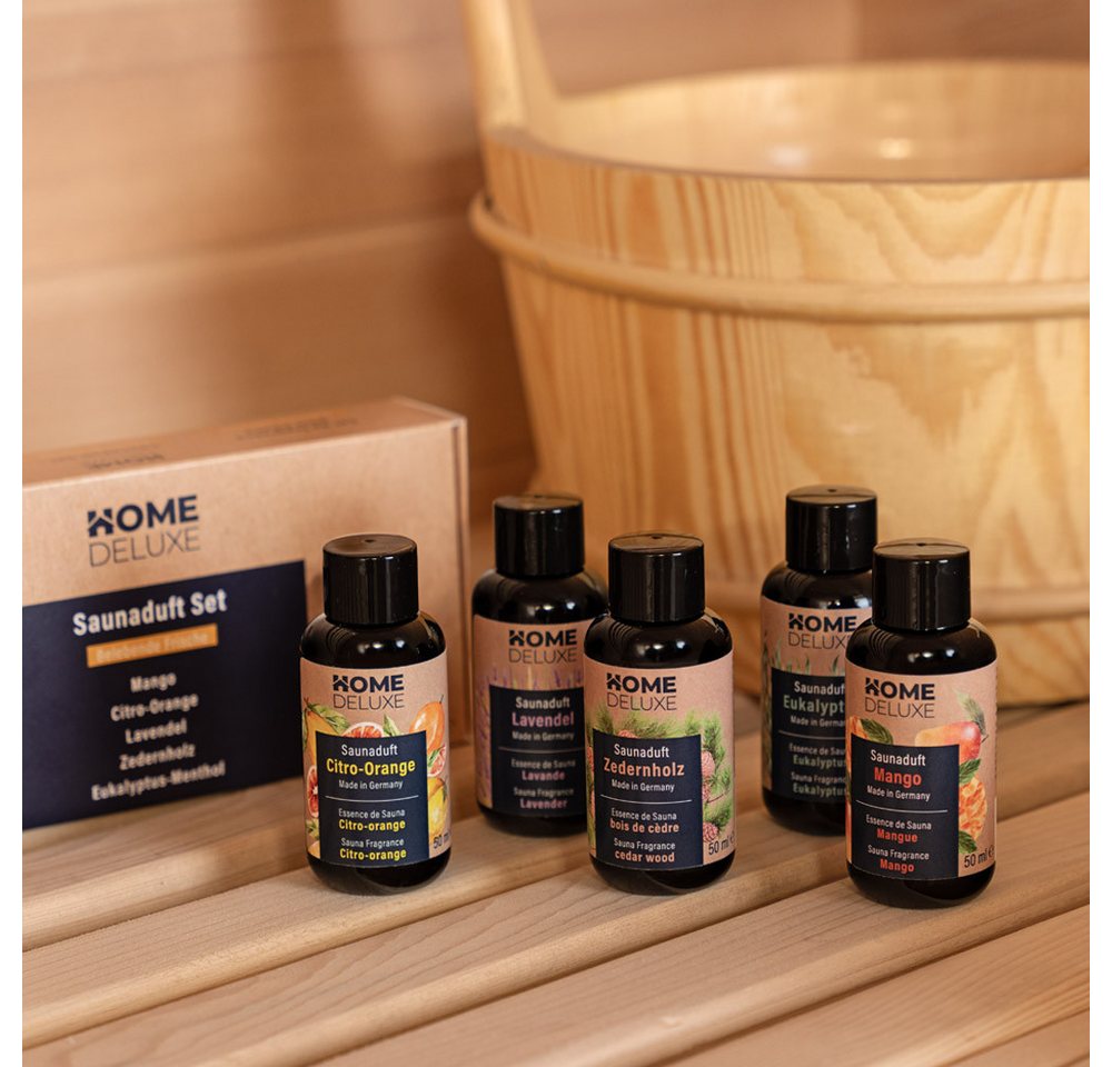 Thumbnail - HOME DELUXE Sauna-Aufgussset Saunaduft 5er Set ZEN (5-tlg) Duft Sauna Saunaaufguss Ausguss Saunakonzentrat