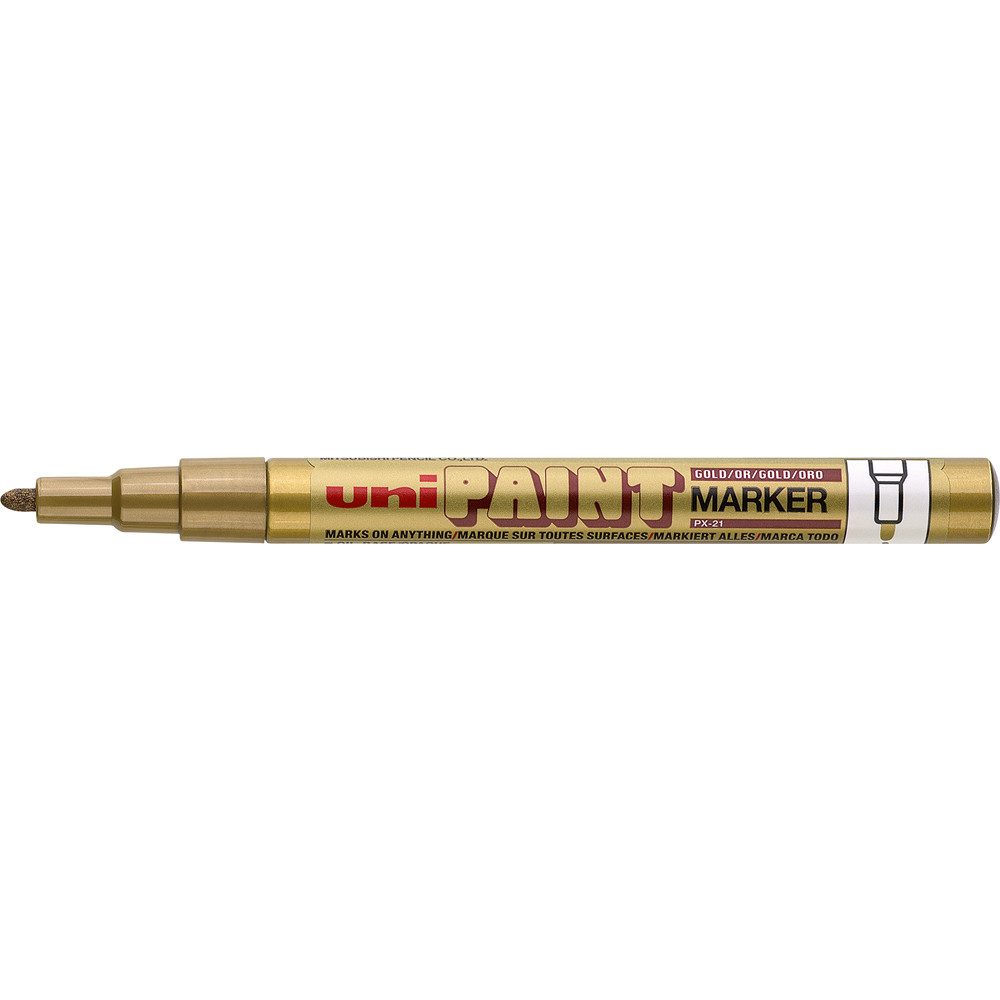 Mitsubishi Marker uni-ball Permanent-Marker PAINT (PX-21), gold