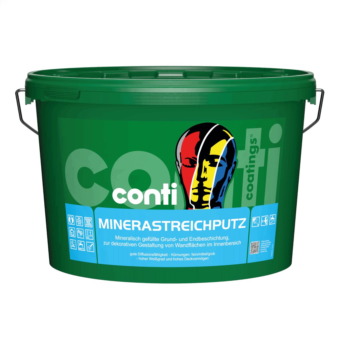Conti Coatings Dispersions-Silikatputz Conti® Minera Streichputz Fein
