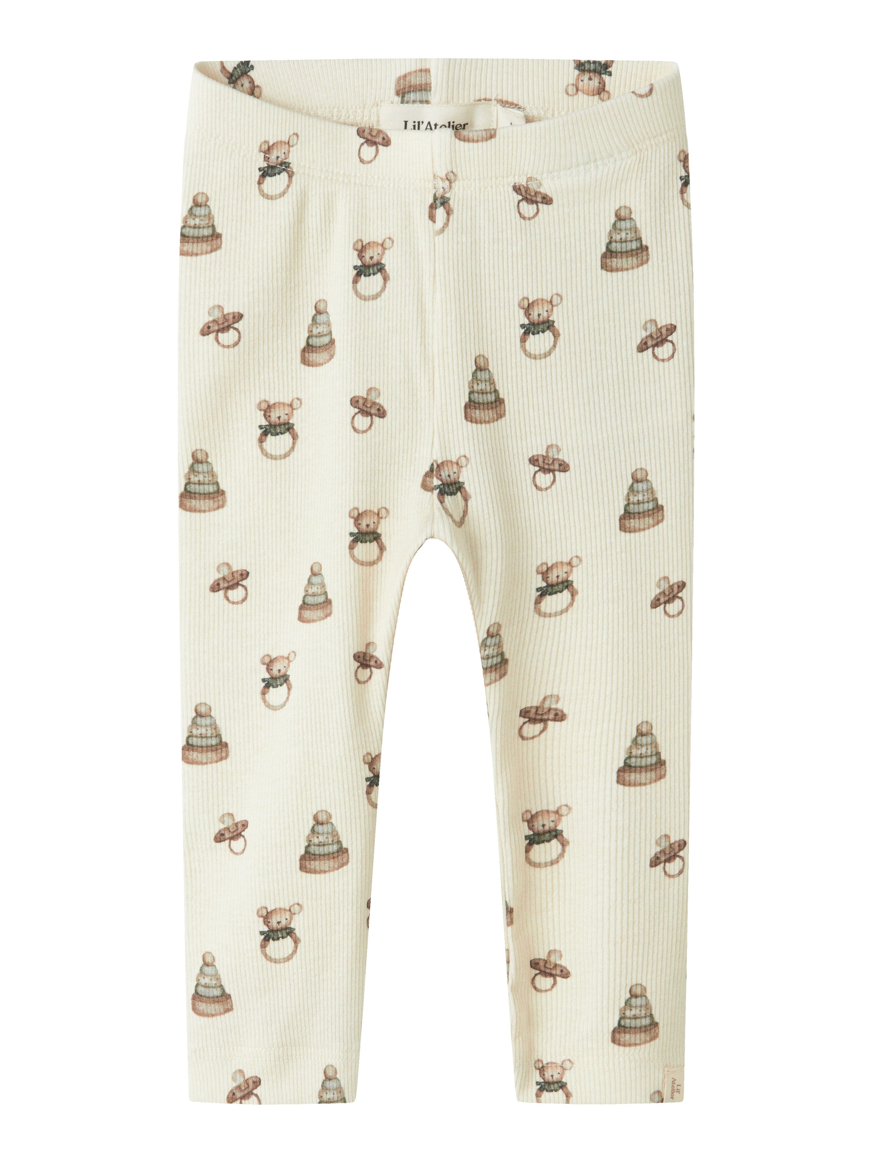 Lil' Atelier Leggings NBNGAVO ELF SLIM LEGGING LIL NOOS weiche Jersey Rippqualität