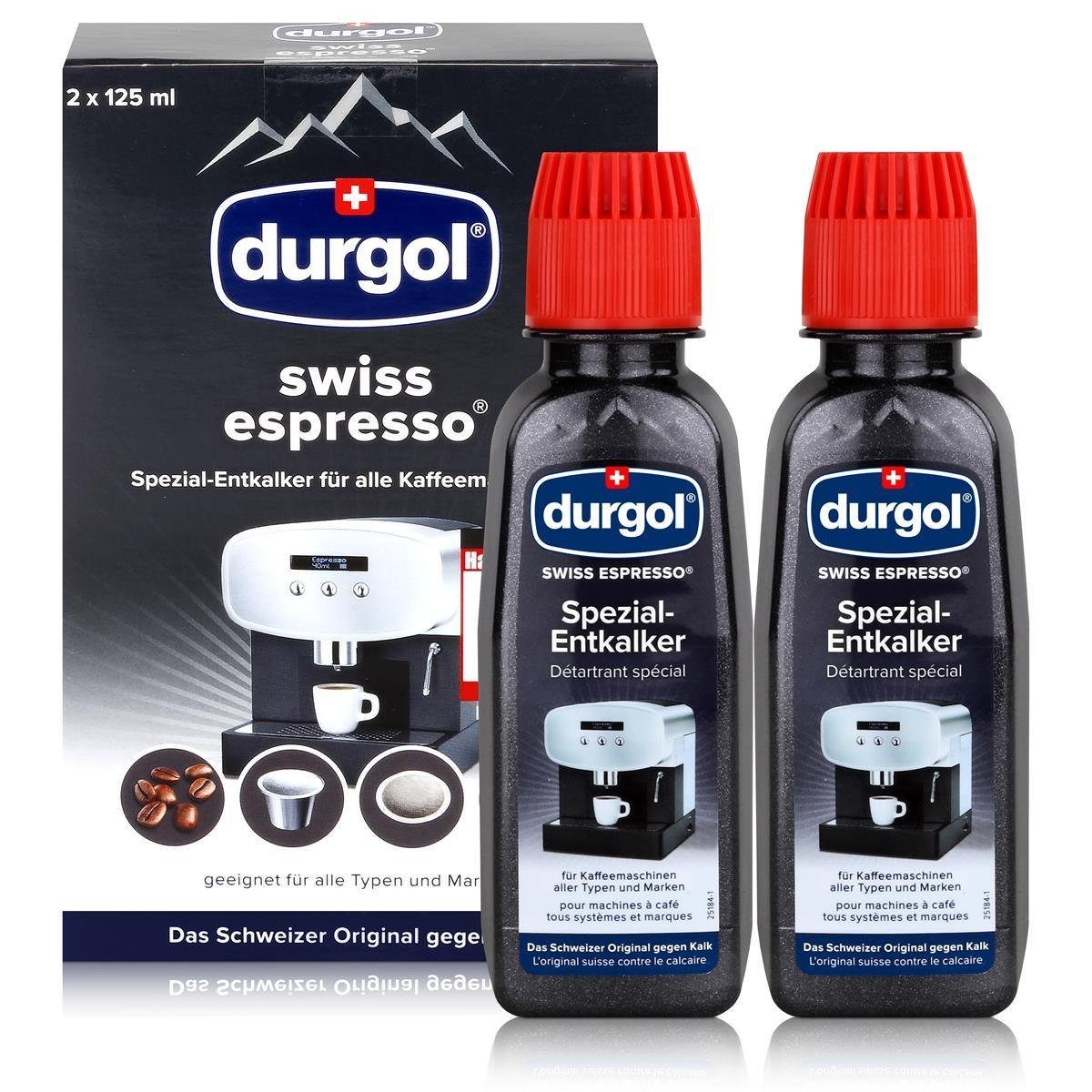 Durgol Flaschen Entkalker Karton2 Durgol Swiss Entkalker a Spezial Espresso 125ml