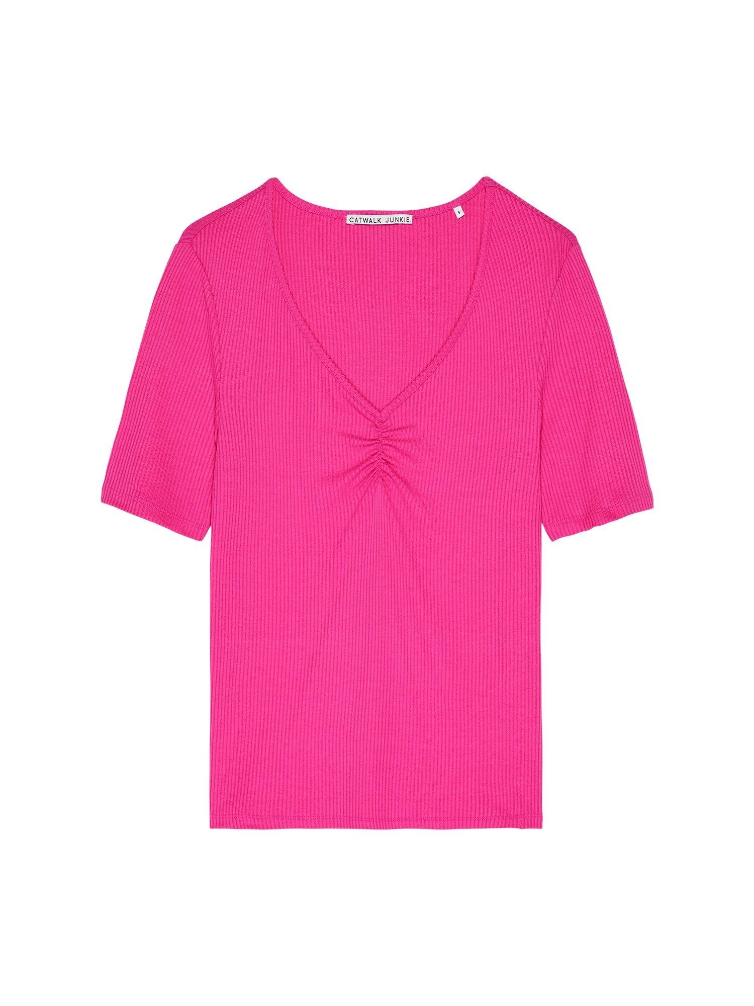 Catwalk Junkie T-Shirt 868 - pink yarrow
