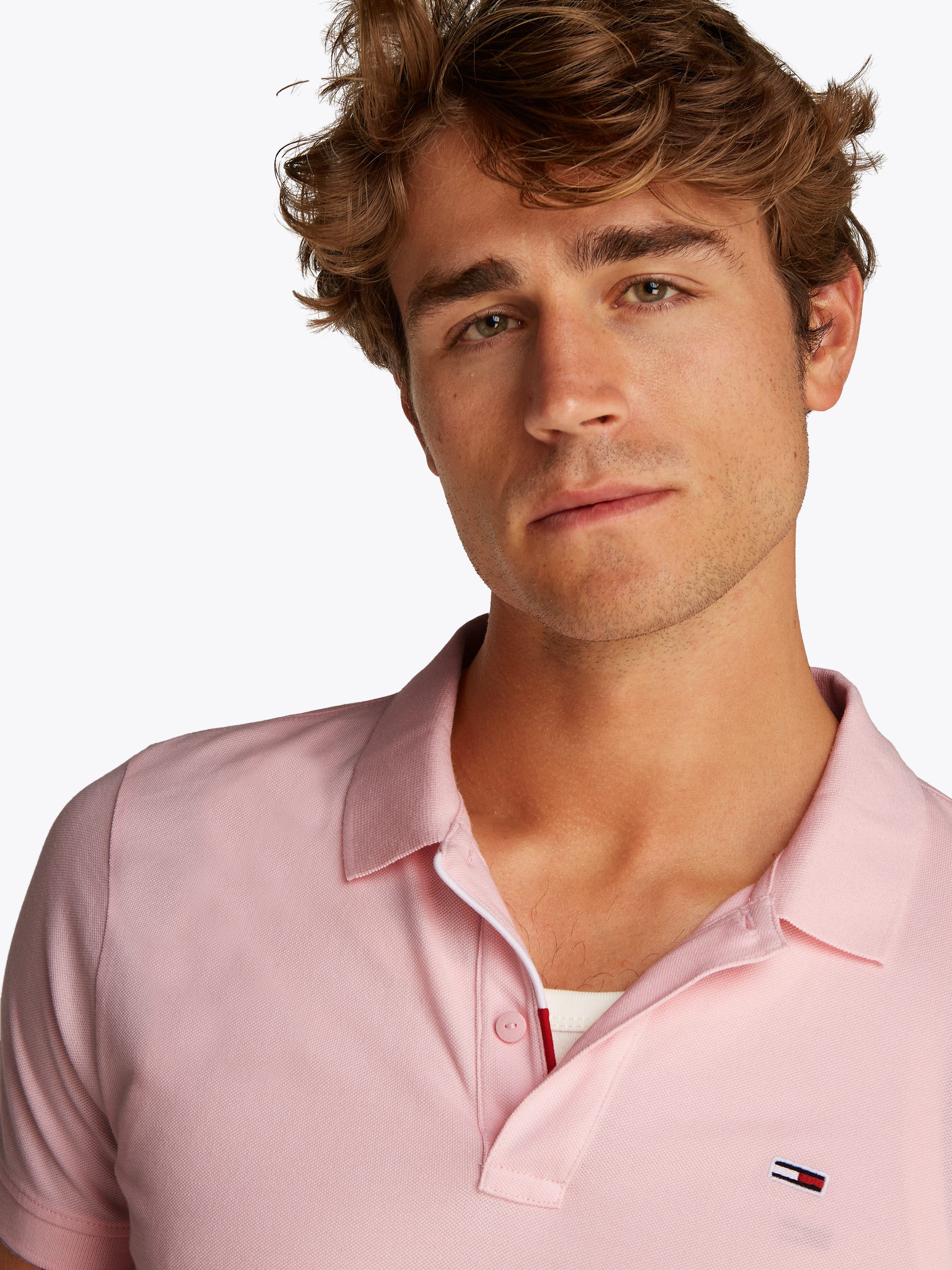 Tommy Jeans Poloshirt TJM SLIM PLACKET POLO EXT günstig online kaufen