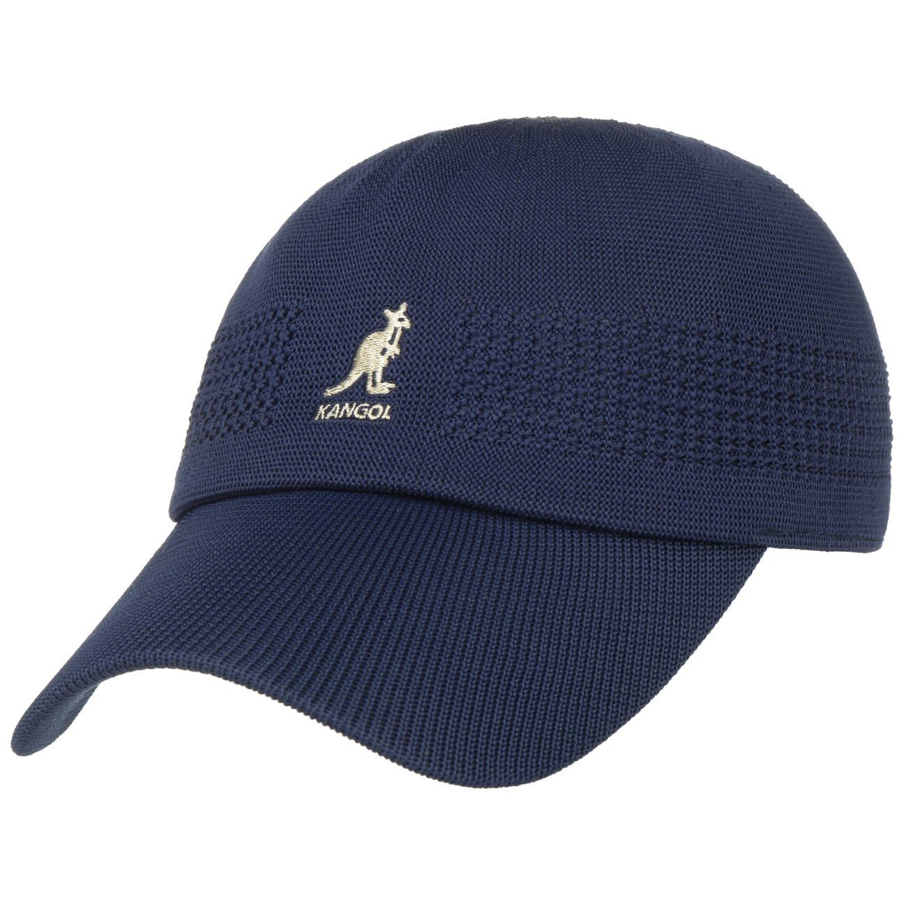 Kangol Baseball Cap (1-St) Baseballcap mit Schirm blau