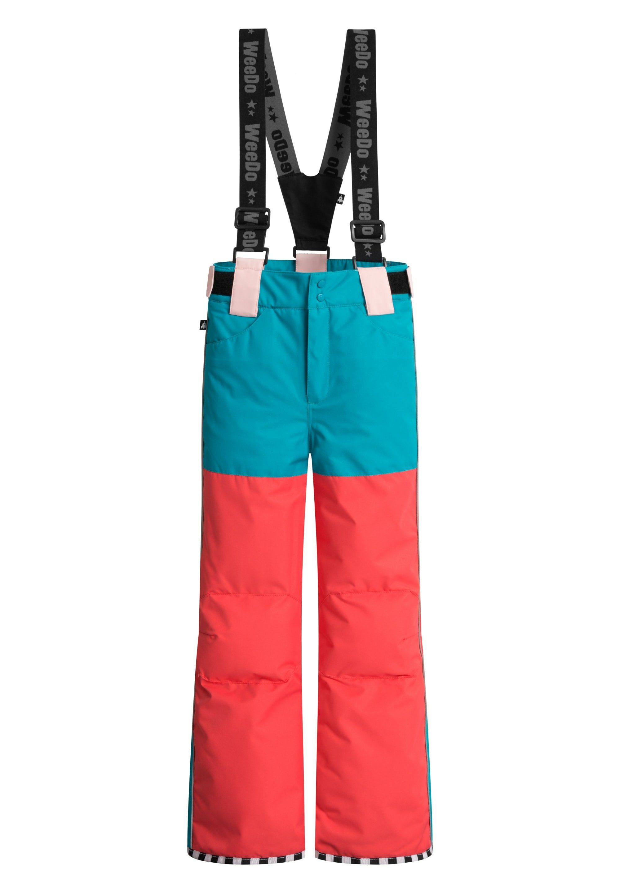 WeeDo Schneehose COSMO LOVE leicht, wärmend, Haken für Snowboardschuhe,  vertärkte Säume, Funktionale Schneehose passend zur WeeDo Jacke