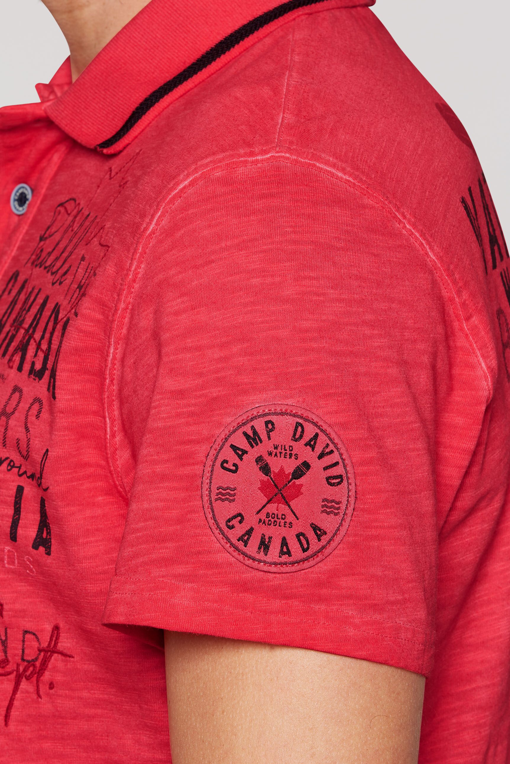 CAMP DAVID Poloshirt aus Baumwolle