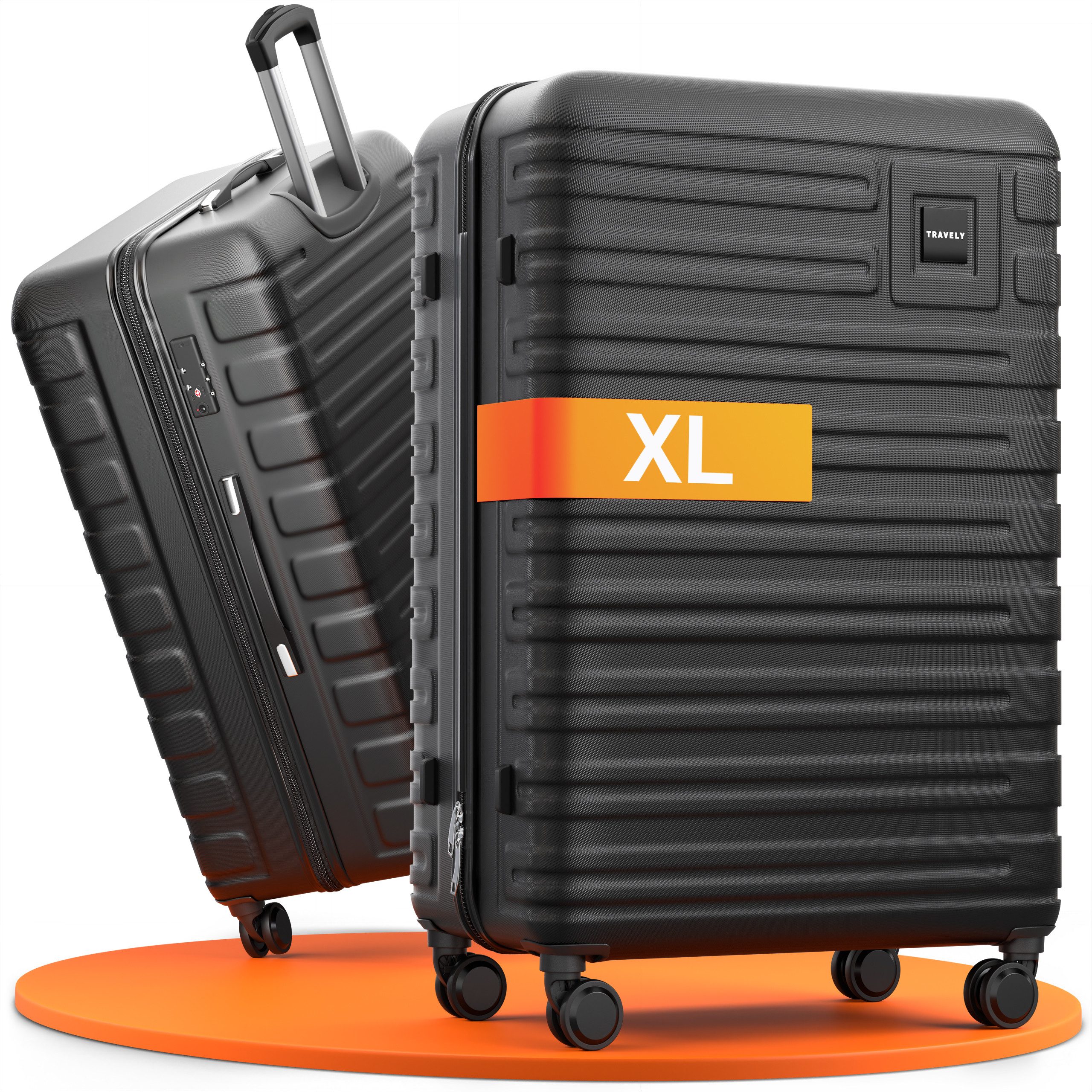 Travely Koffer, 4 Rollen