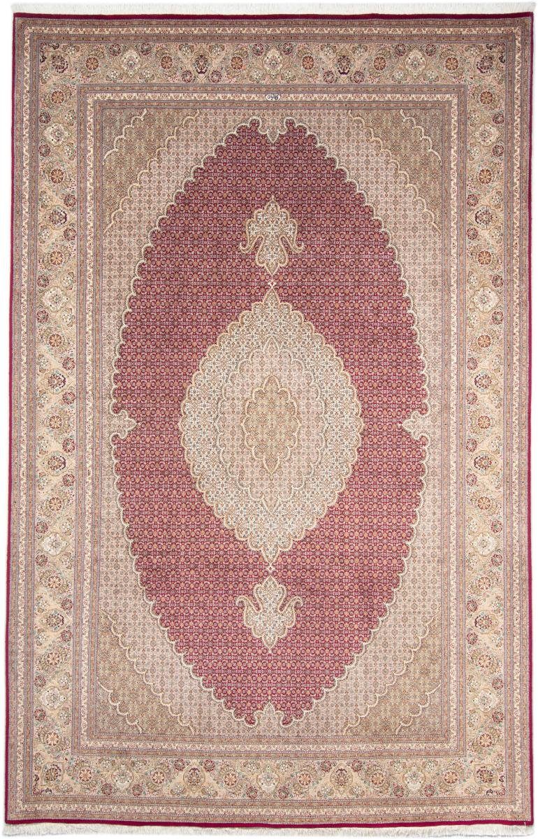 rechteckig, Täbriz Orientteppich 7 50Raj mm Handgeknüpfter 202x313 Orientteppich / Nain Höhe: Perserteppich, Trading,