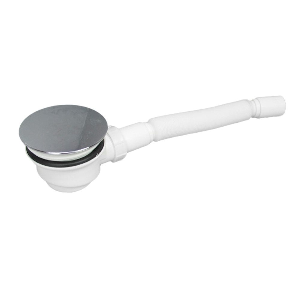 Grafner Ablaufgarnitur Ablaufgarnitur für Duschwanne Ø 84 - 96 mm mit Flexschlauch Ablaufbogen DN 50/40 mm