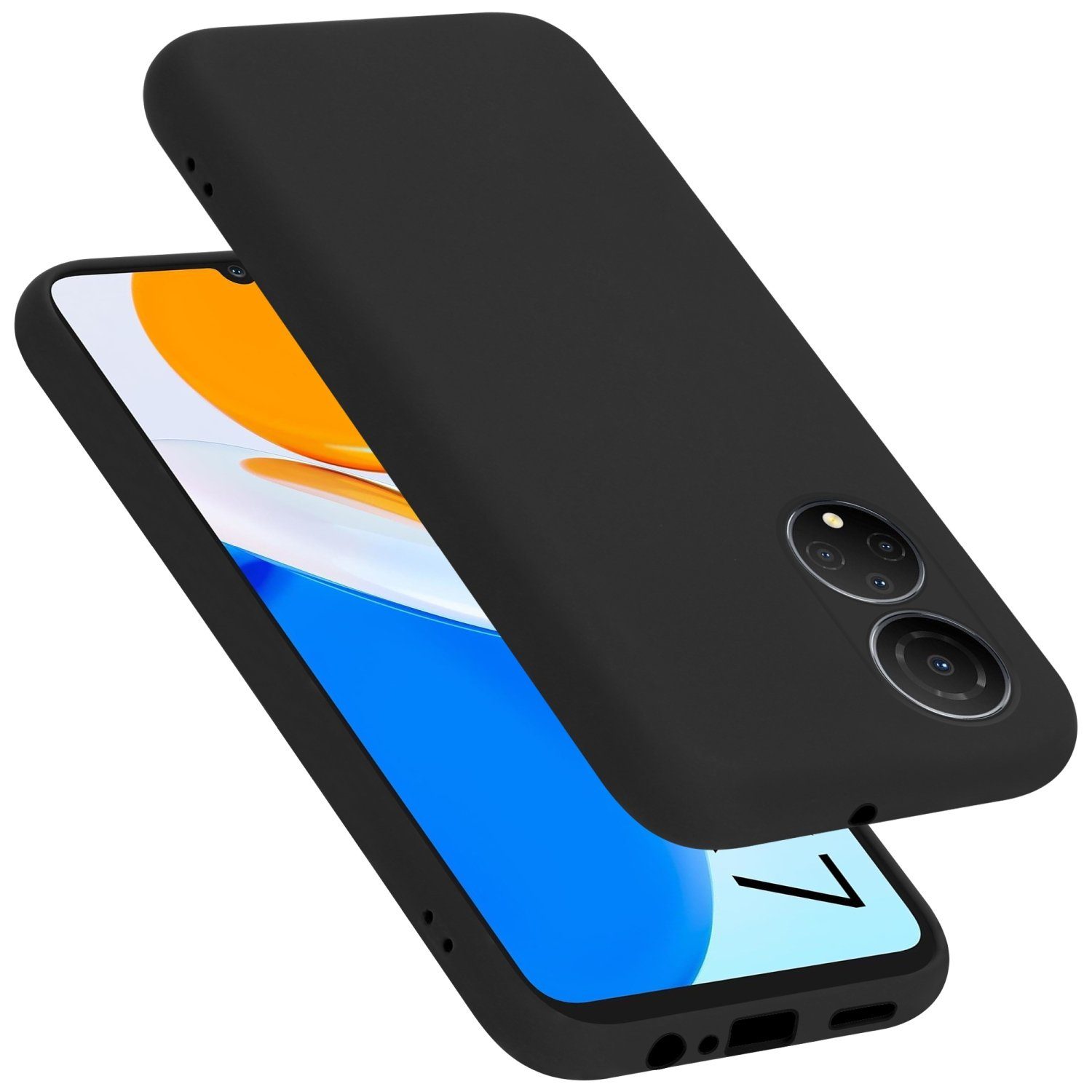 Cadorabo Handyhülle für Honor X7 Hülle Honor X7, Flexible Hülle TPU Silikon Schutzhülle Back Cover Case