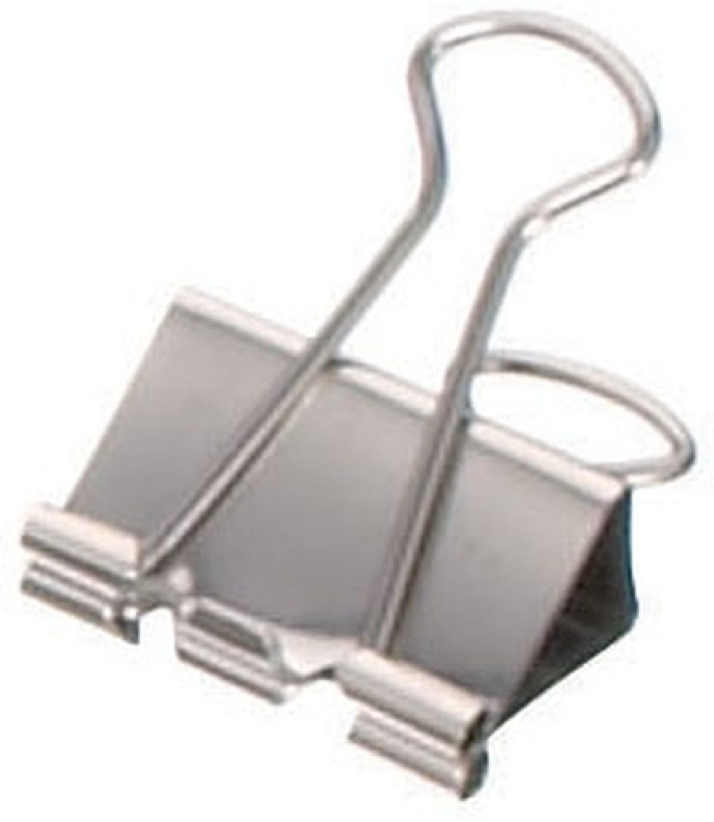 Büroklammer mauly 215 Breite 19mm 12 Stück nickel
