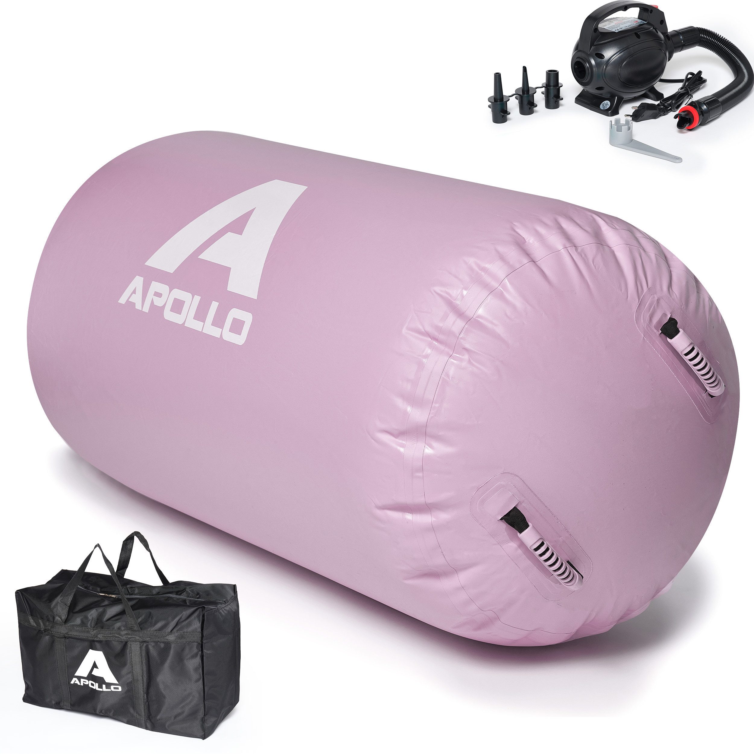 Apollo Fitnessrolle Air Roll Pro - Air Tracking Rolle für Gymnastik, Yoga und Pilates, elektrisch aufblasbar & platzsparend zu verstauen