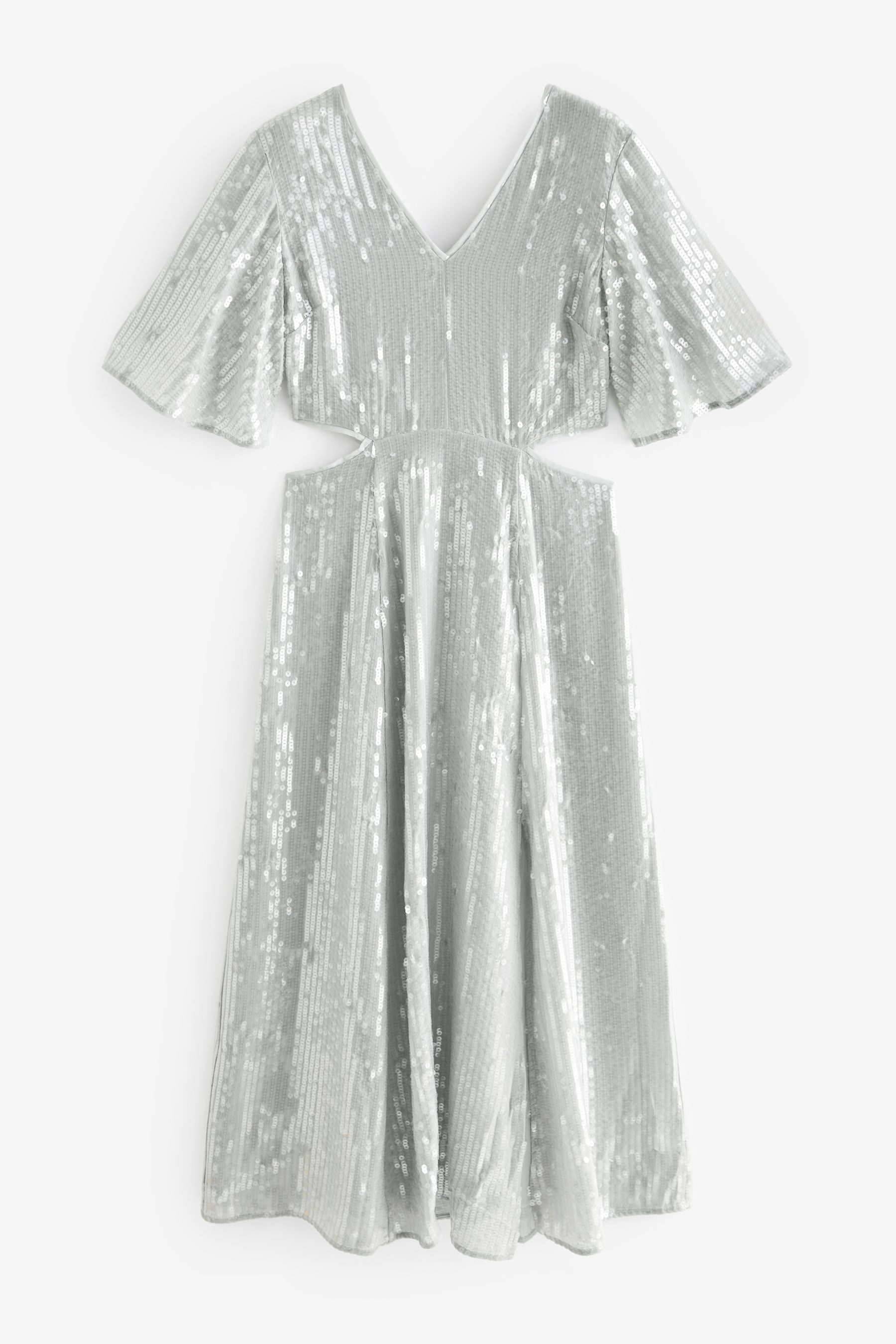 Next Maxikleid Maxikleid mit Flatterärmeln und günstig online kaufen