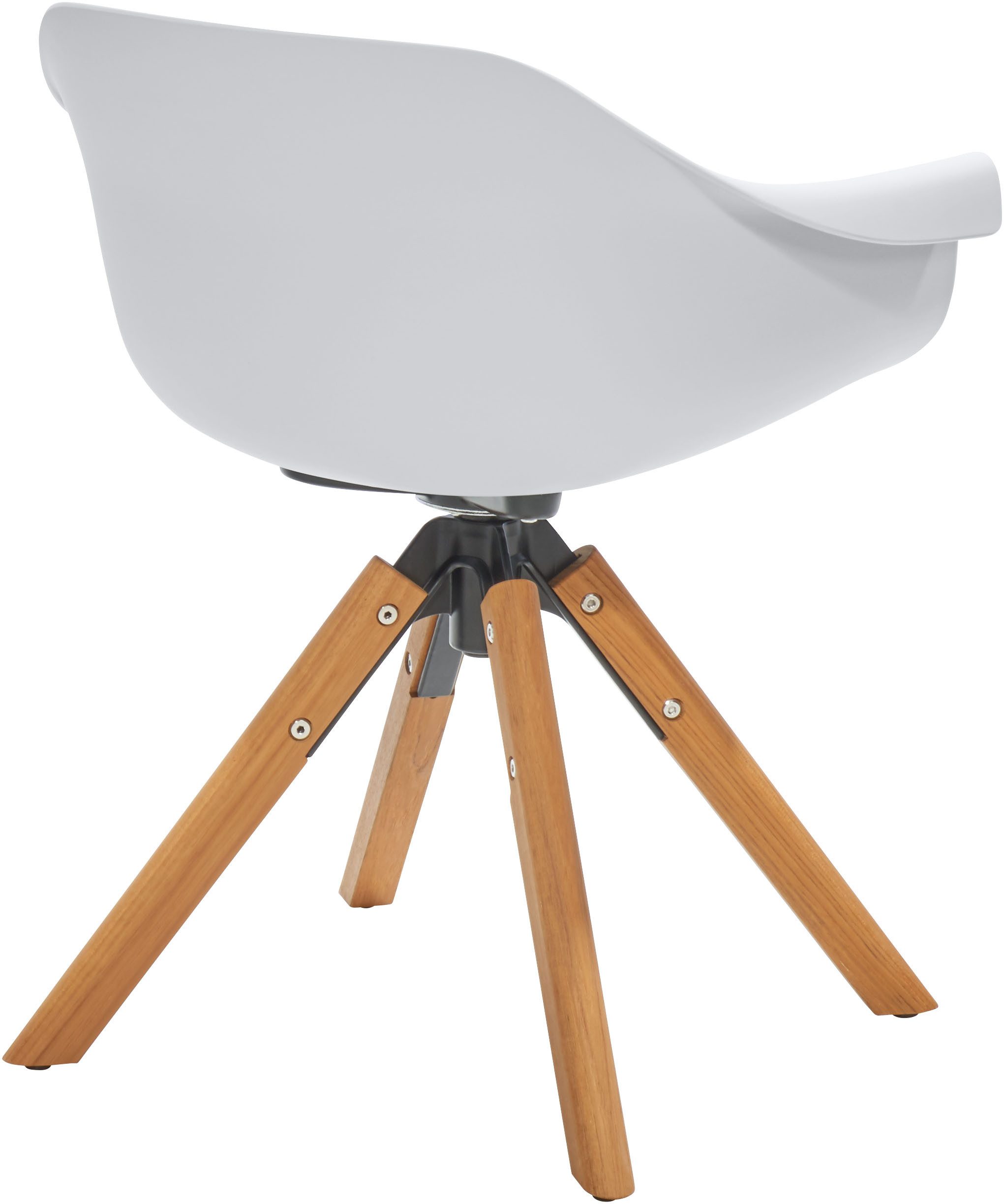 Musterring 4-Fußstuhl Freilicht Schalenstuhl (2 St), Drehbar und in 4 Farben erhältlich für flexible Sitzmomente