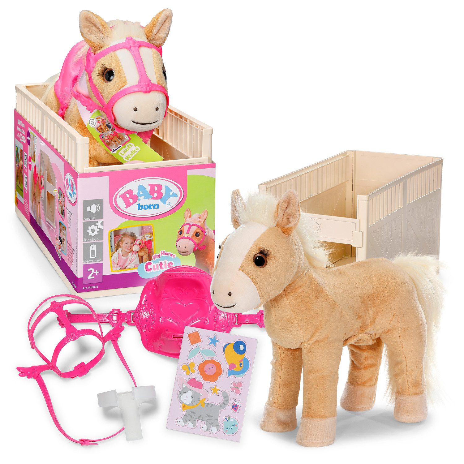 Baby Born Plüschfigur Mein Pferd Cutie mit Box