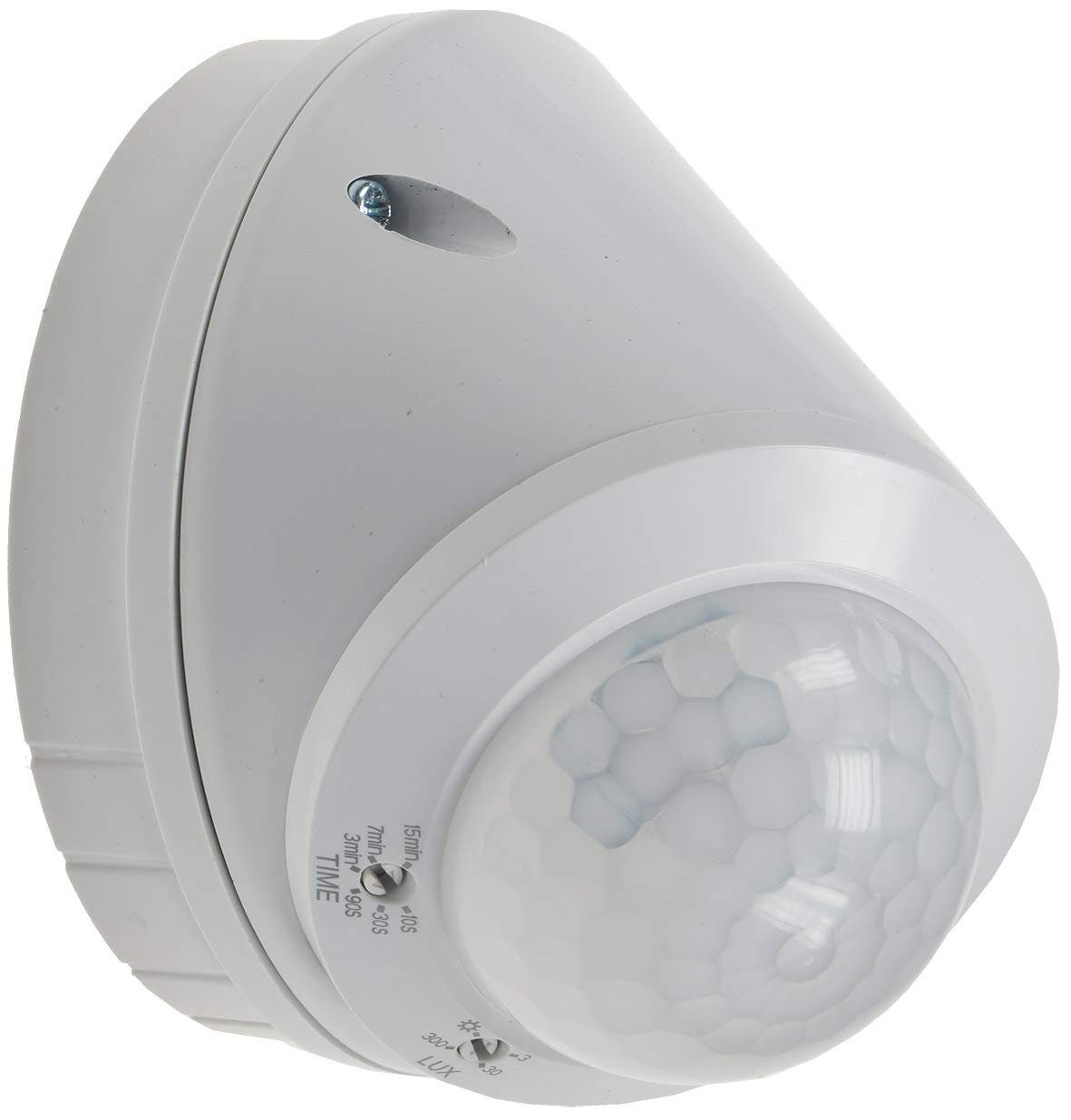 Bewegungsmelder Wand-& Decken-Bewegungsmelder 360° PIR, LED geeignet 8m Detektion weiß