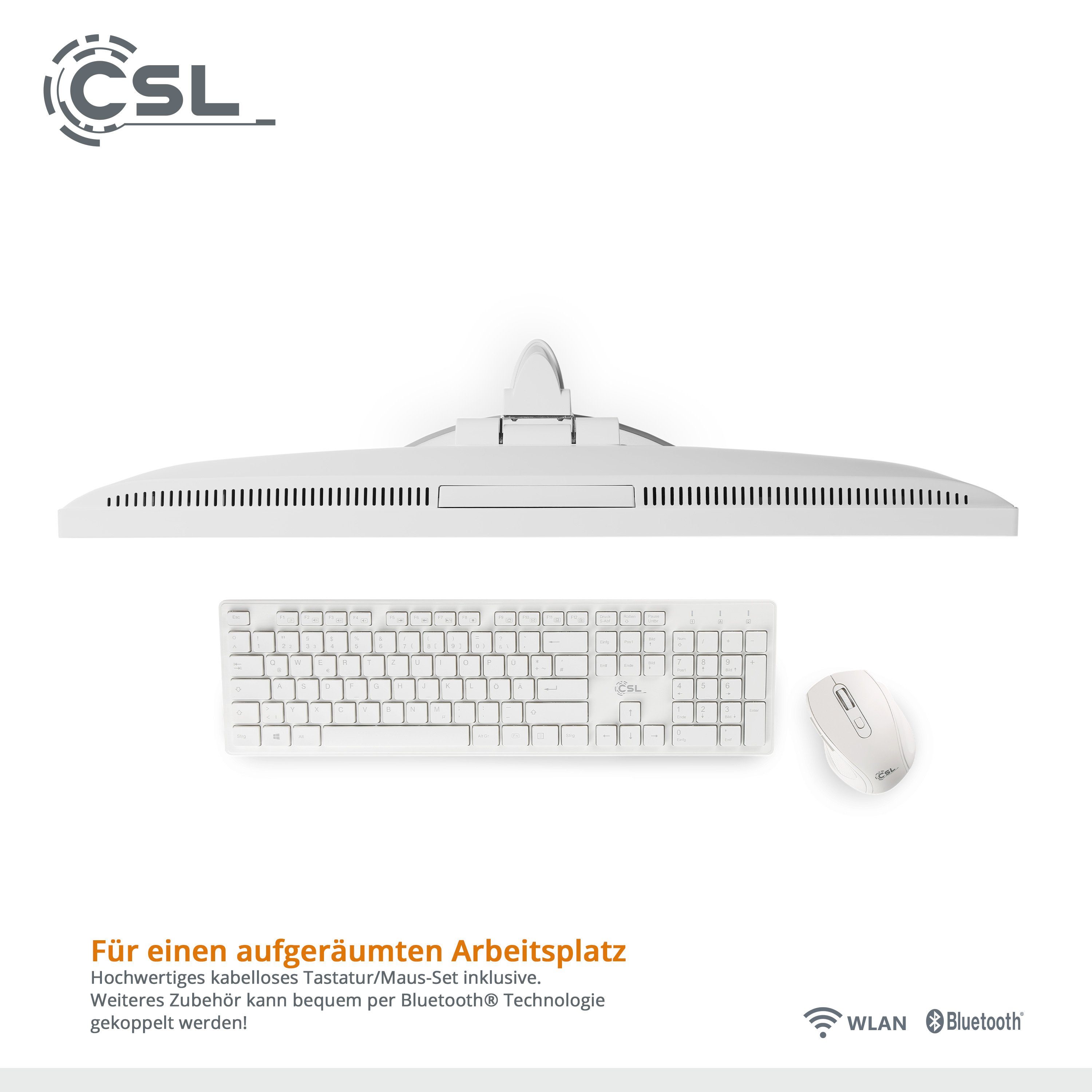 CSL Unity U24B-AMD / 5650GE / 1000 GB / 16 GB RAM / Win 11 All-in-One PC (24 Zoll, AMD Ryzen 5 Pro 5650GE, Radeon Graphics, 16 GB RAM, 1000 GB SSD)