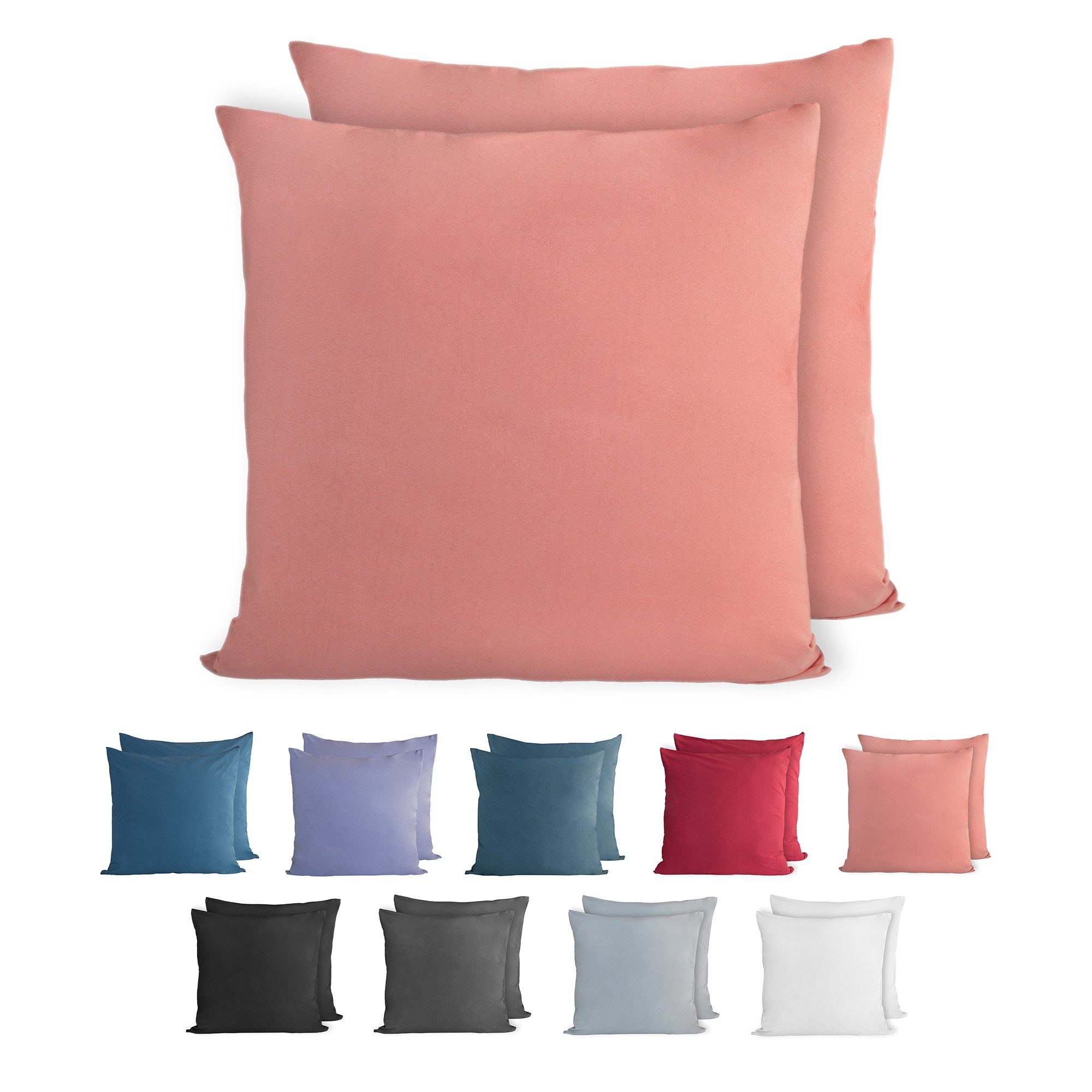 Komfortec Kissenbezug 100% Baumwolle, 150 g/m², günstig online kaufen