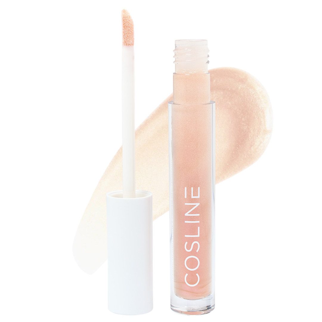 Cosline Cosmetics Lipgloss, mit wertvollen Ölen, pflegend, aufpolsternder Effekt, vegan
