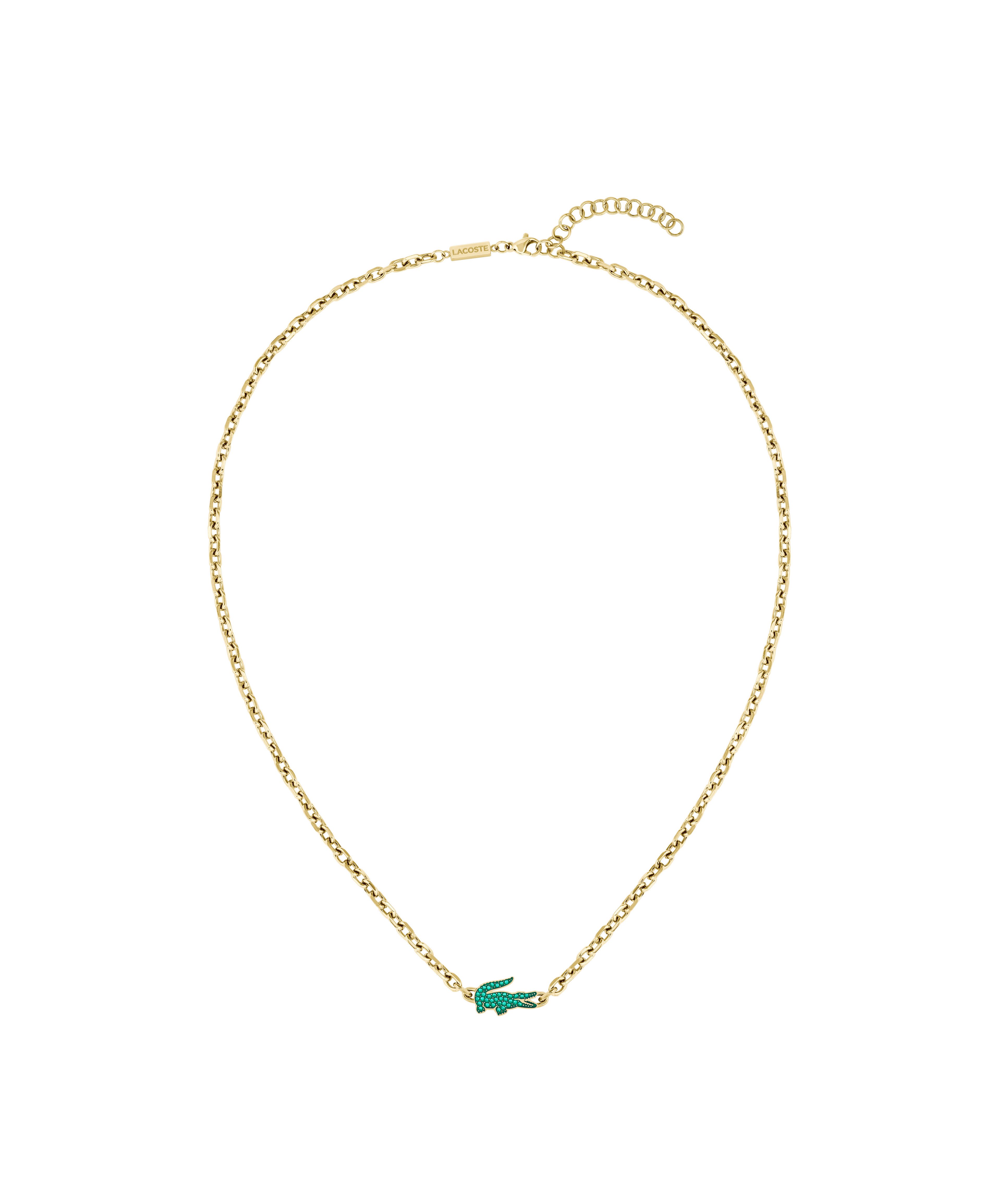 Lacoste Kette mit Einhänger ARTHOR, mit Glasstein