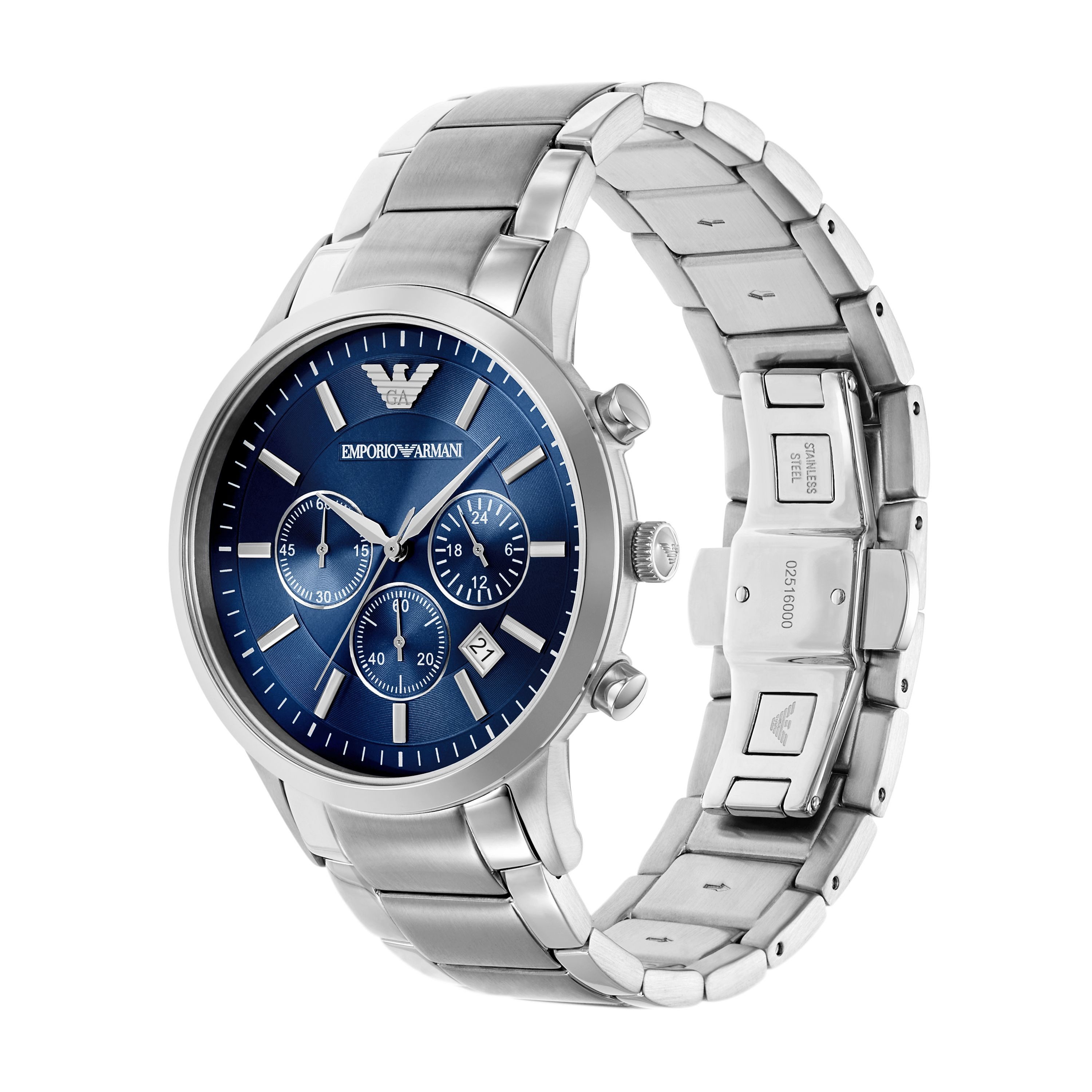 Emporio Armani Chronograph AR80081SET, (Set, 2-tlg., mit Armband), Quarzuhr günstig online kaufen