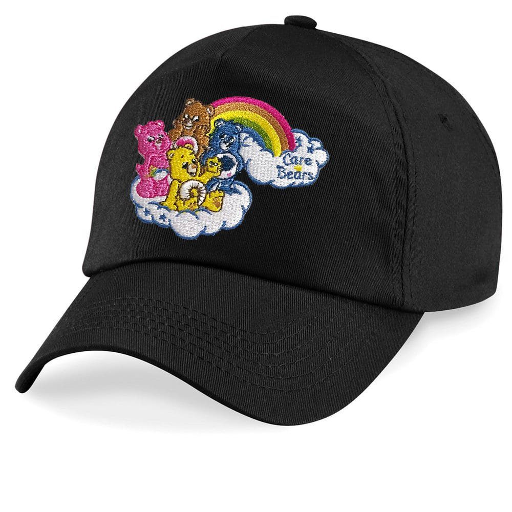 Blondie & Brownie Baseball Cap Kinder Glücksbärchis Care Bears Patch Stick Hab Dich Lieb Kinder Baseball Cap Lucky Bears Patch Stickerei Baumwolle