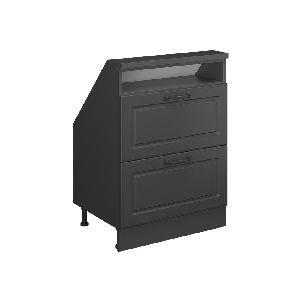 Vicco Unterschrank R-Line, Anthrazit Landhaus/Anthrazit, 60 günstig online kaufen