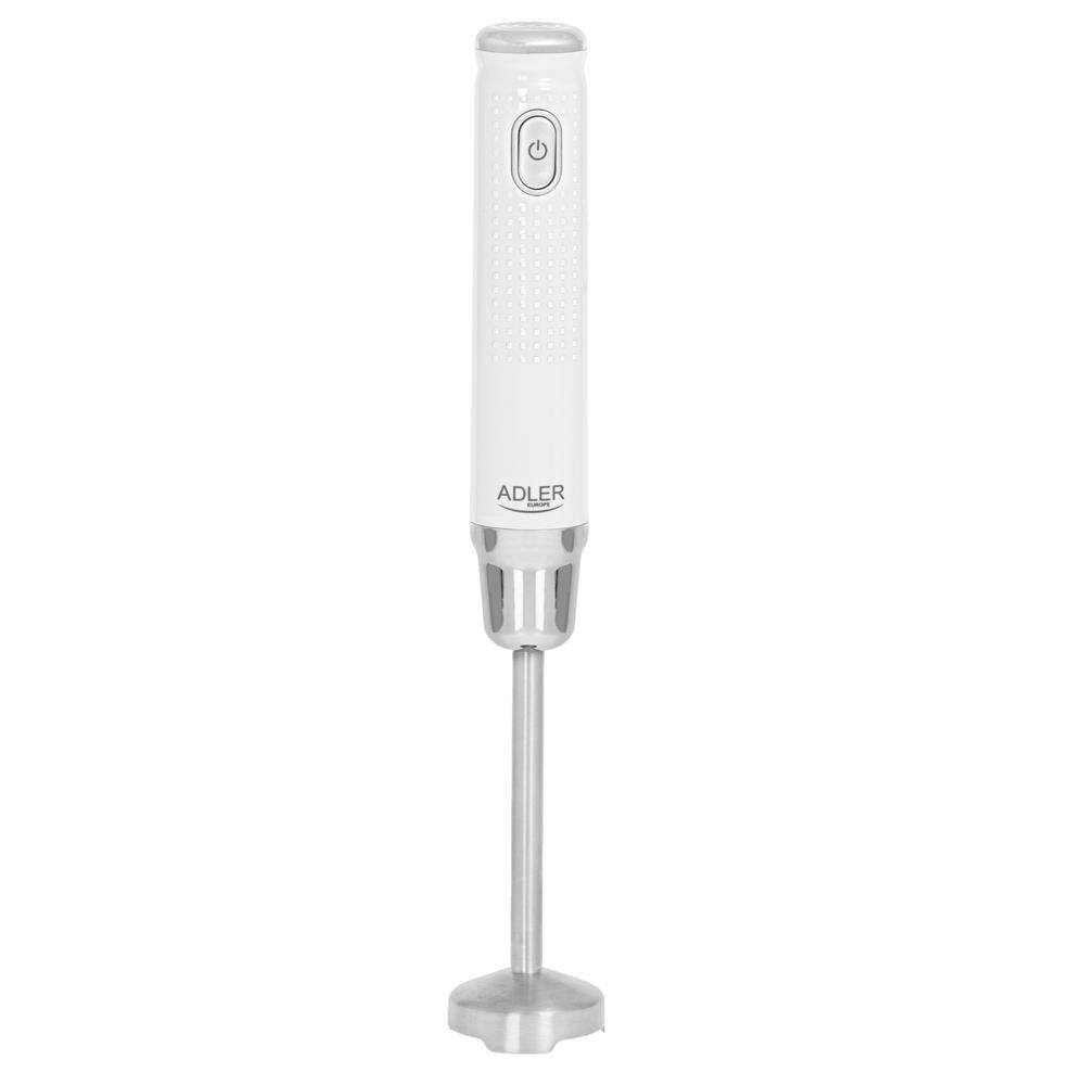 Adler Stabmixer AD 4617, 350W, Handmixer, Pürierstab, ergonomisch, Leiser Motor, weiß