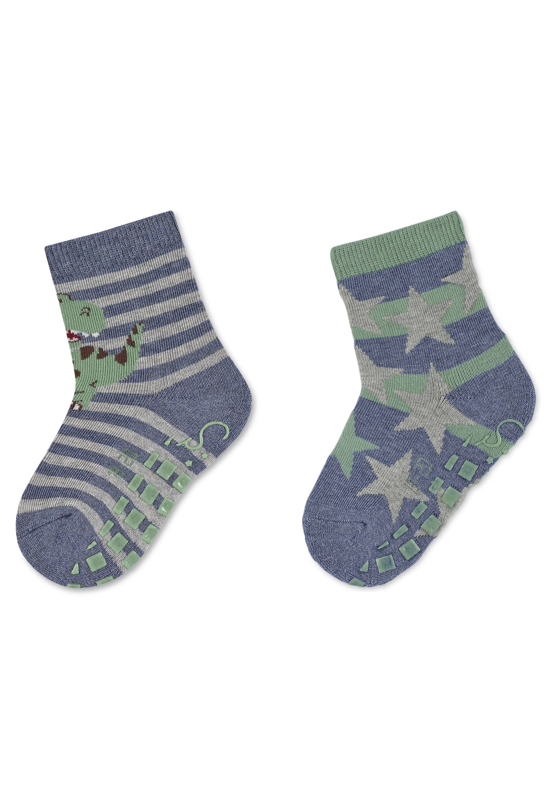 Sterntaler® ABS-Socken »ABS-Söckchen DP T-Rex+Sterne« waschbar, Vollplüsch  im Sohlenbereich online kaufen | OTTO