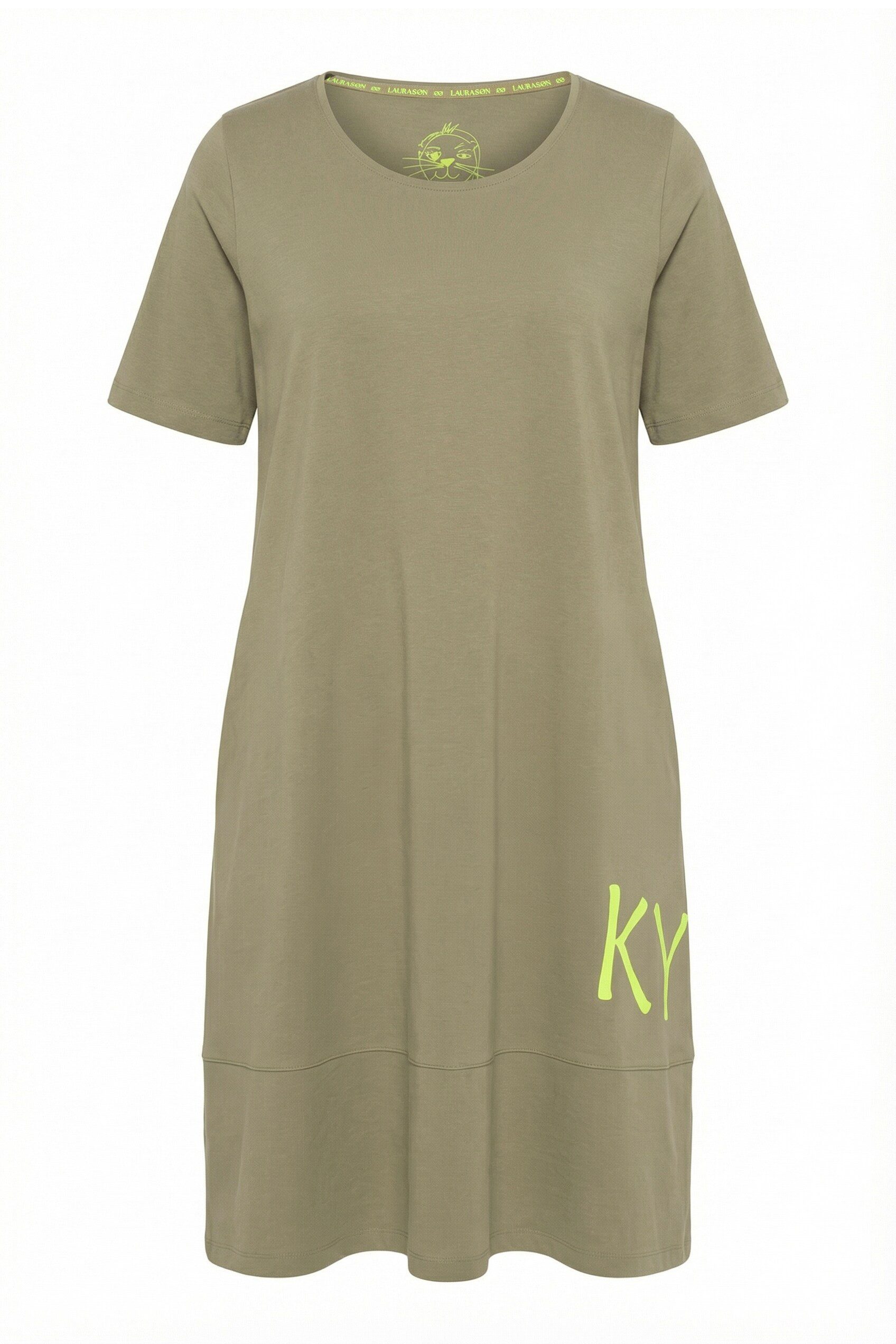 Laurasøn Jerseykleid Jerseykleid Rundhals Halbarm