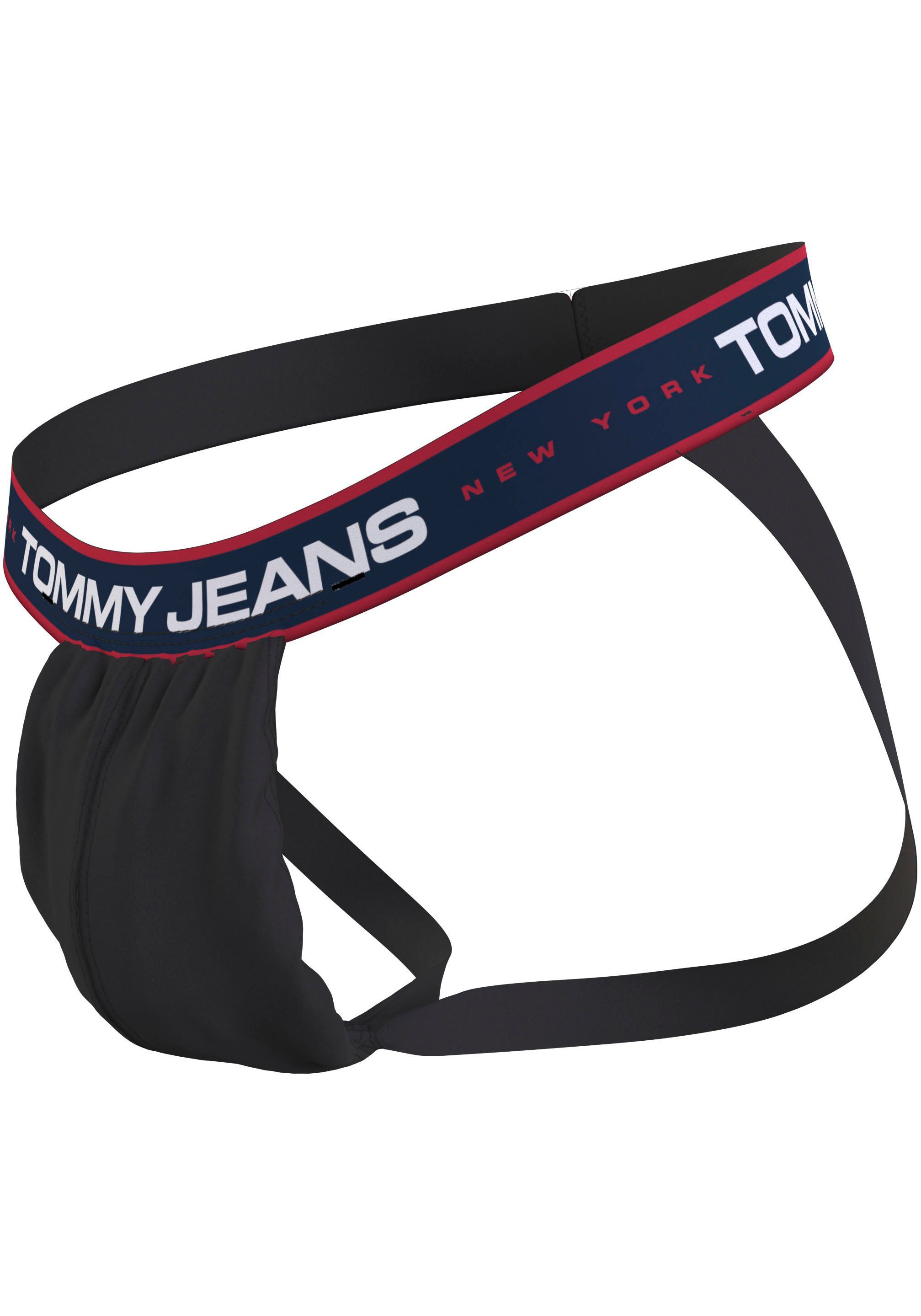 3er-Pack) Jeans-Logomuster mit JOCKSTRAP Underwear Hilfiger Tommy (Packung, Tommy 3P String