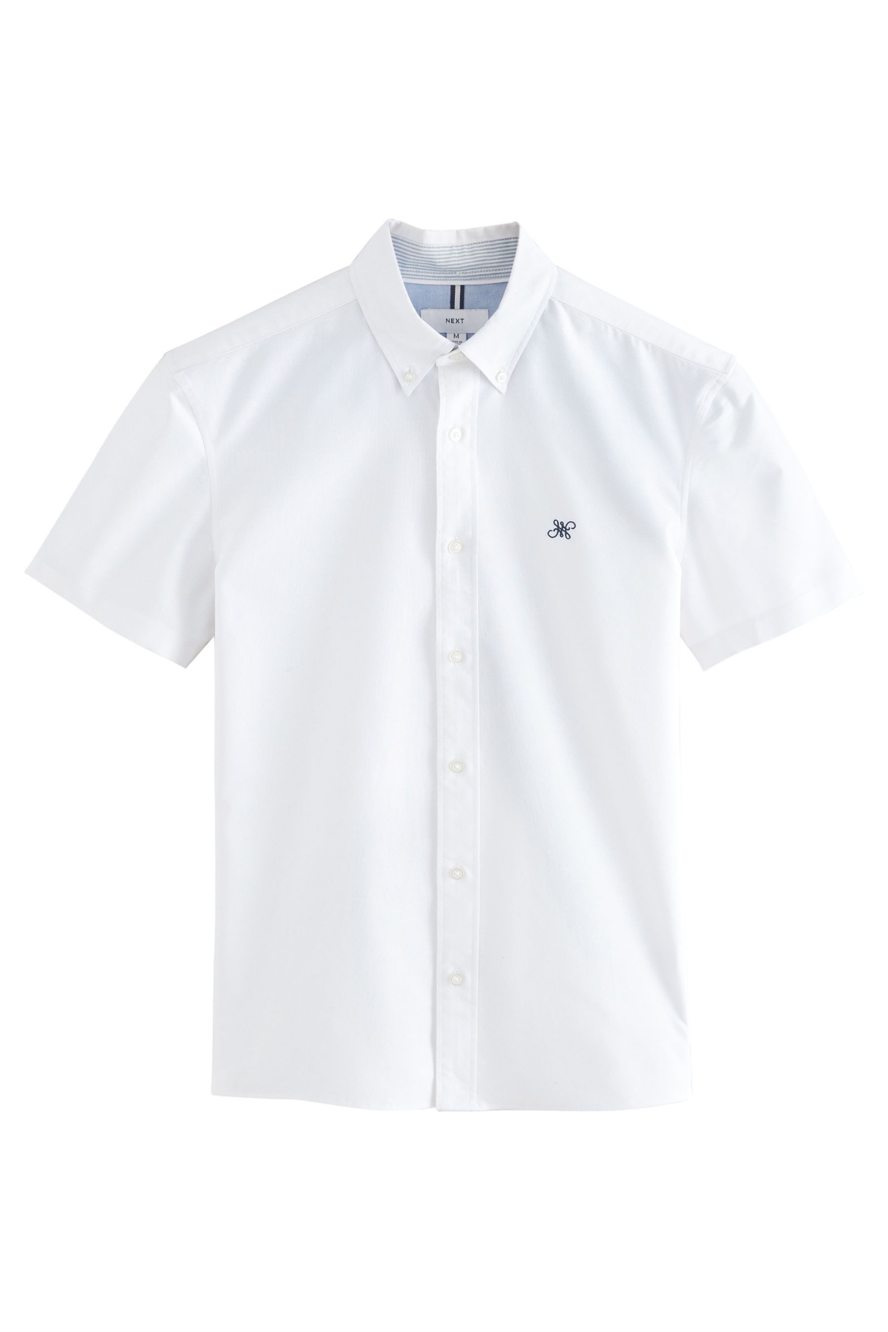 Next Kurzarmhemd Slim Fit Oxford-Kurzarmhemd au 100 % (1-tlg) günstig online kaufen