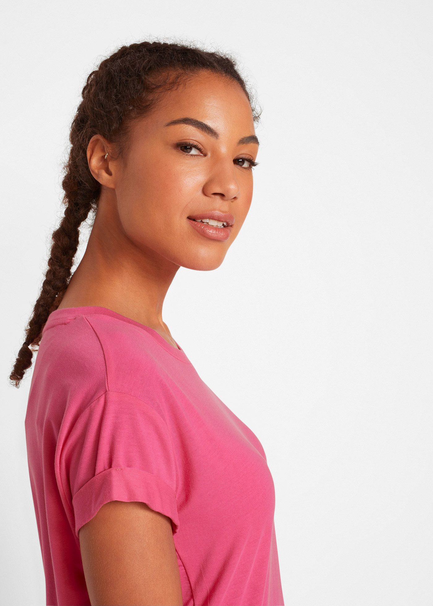 bonprix T-Shirt Loose Fit Passform, Kurzarm, seitliche Prints günstig online kaufen