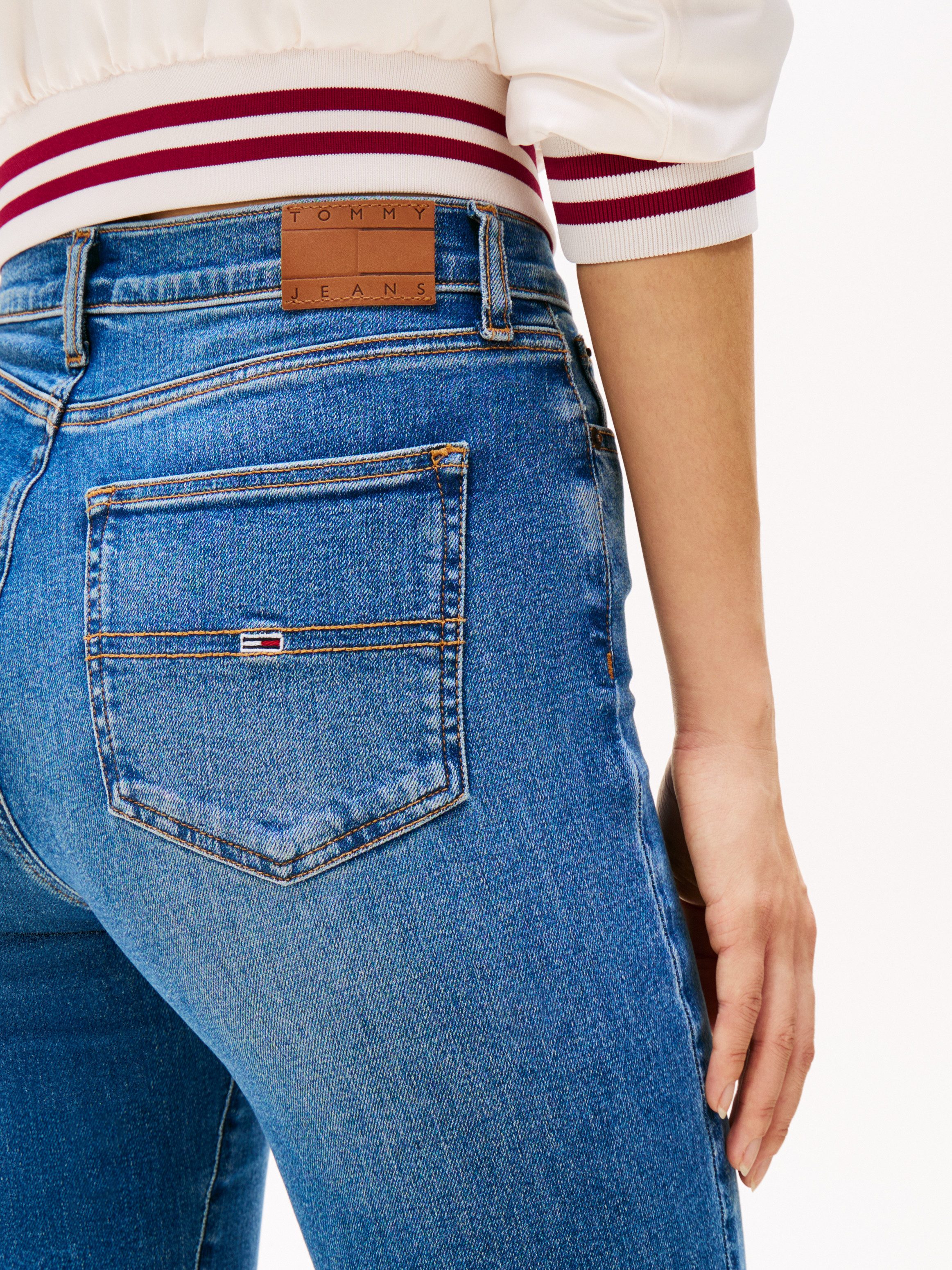 Tommy Jeans Bootcut-Jeans SYLVIA HGH FLR günstig online kaufen