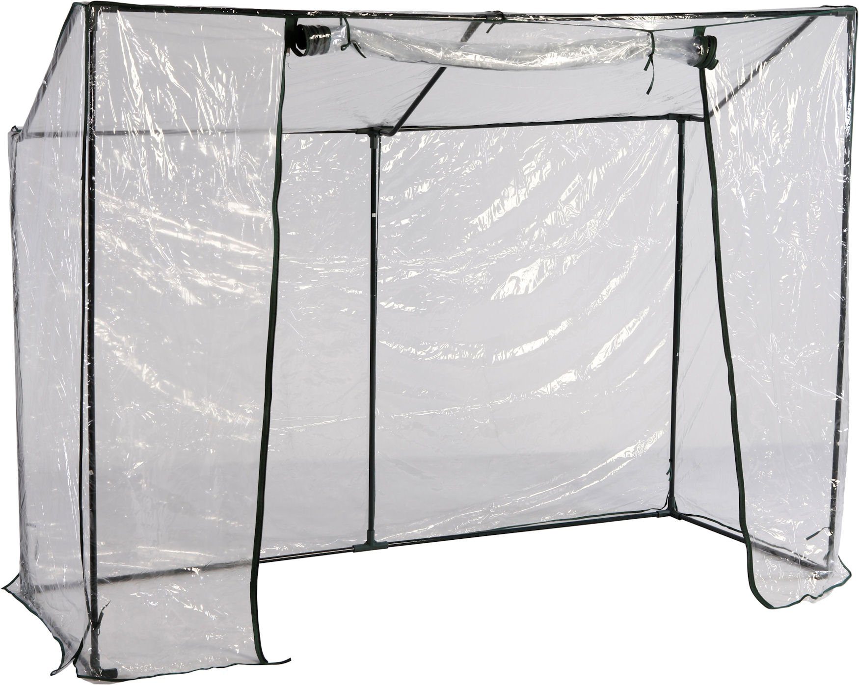 Spetebo Foliengewächshaus Tomaten Gewächshaus transparent 200 x 150 cm