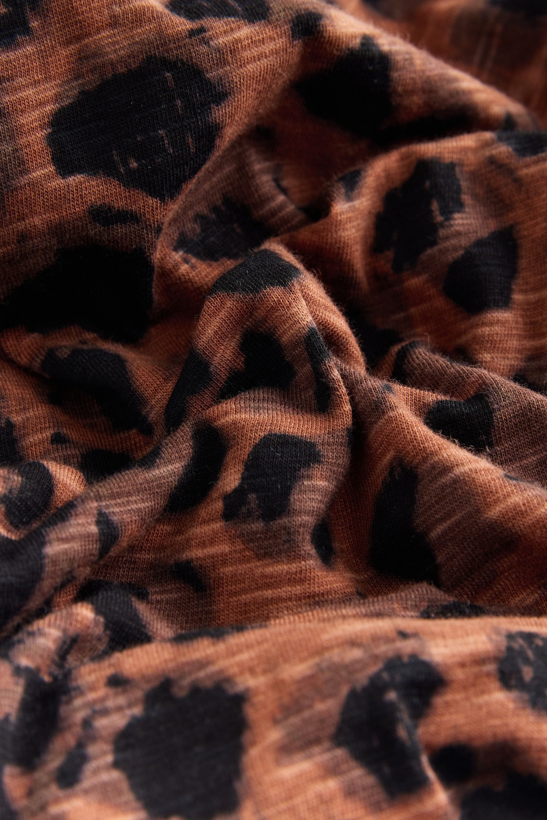 Next Midikleid Sommerkleid Baumwolle Carmenausschnitt und Rüschen (1-tlg)