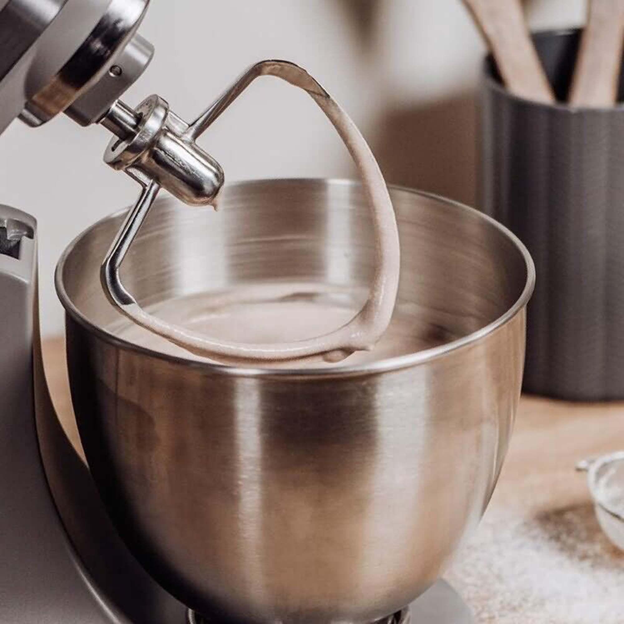 Kitty Professional Rührelement Kitty Professional Edelstahlflachrührer kompatibel mit KitchenAid Mini