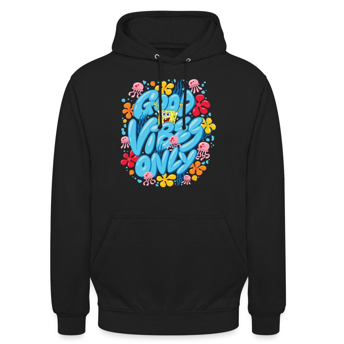 Hoodie Spongebob Schwammkopf Good Vibes Only Unisex Hoodie
