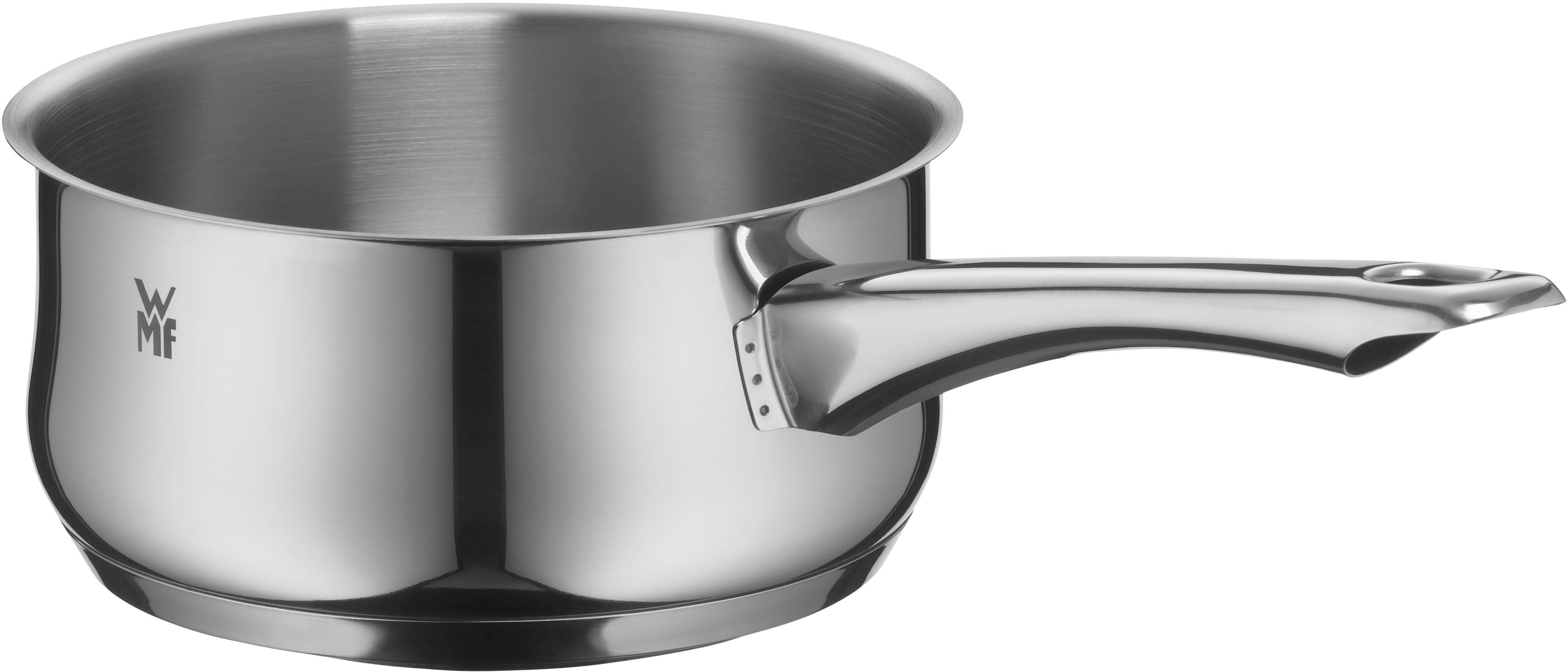 WMF Kasserolle Diadem Plus, Cromargan® Edelstahl Rostfrei 18/10 (1-tlg), breiter Schüttrand, außergewöhnliches Design, spülmaschinengeeignet
