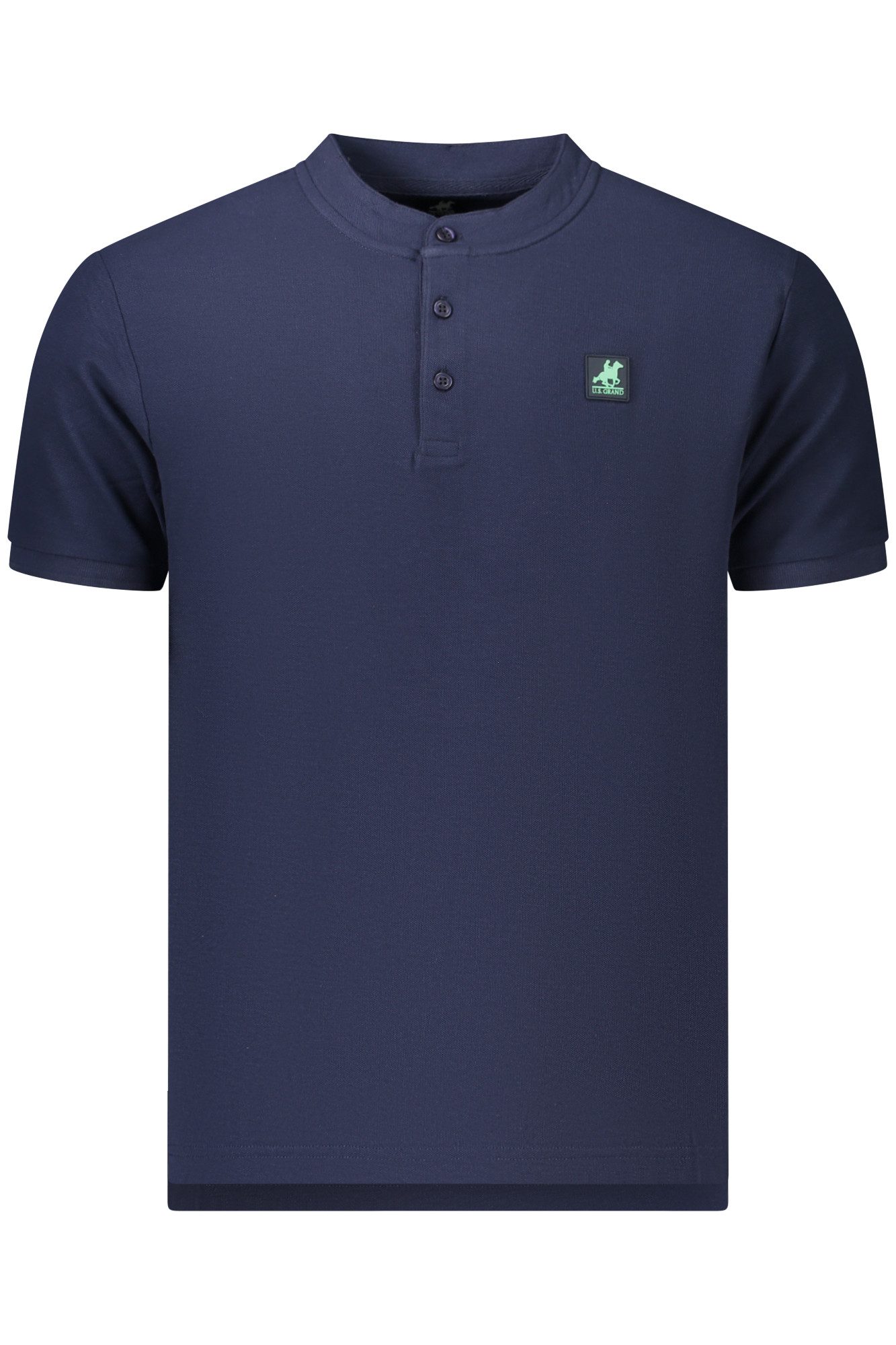 U.S. Polo Poloshirt Elegantes Herren Kurzarm-Poloshirt Blau mit